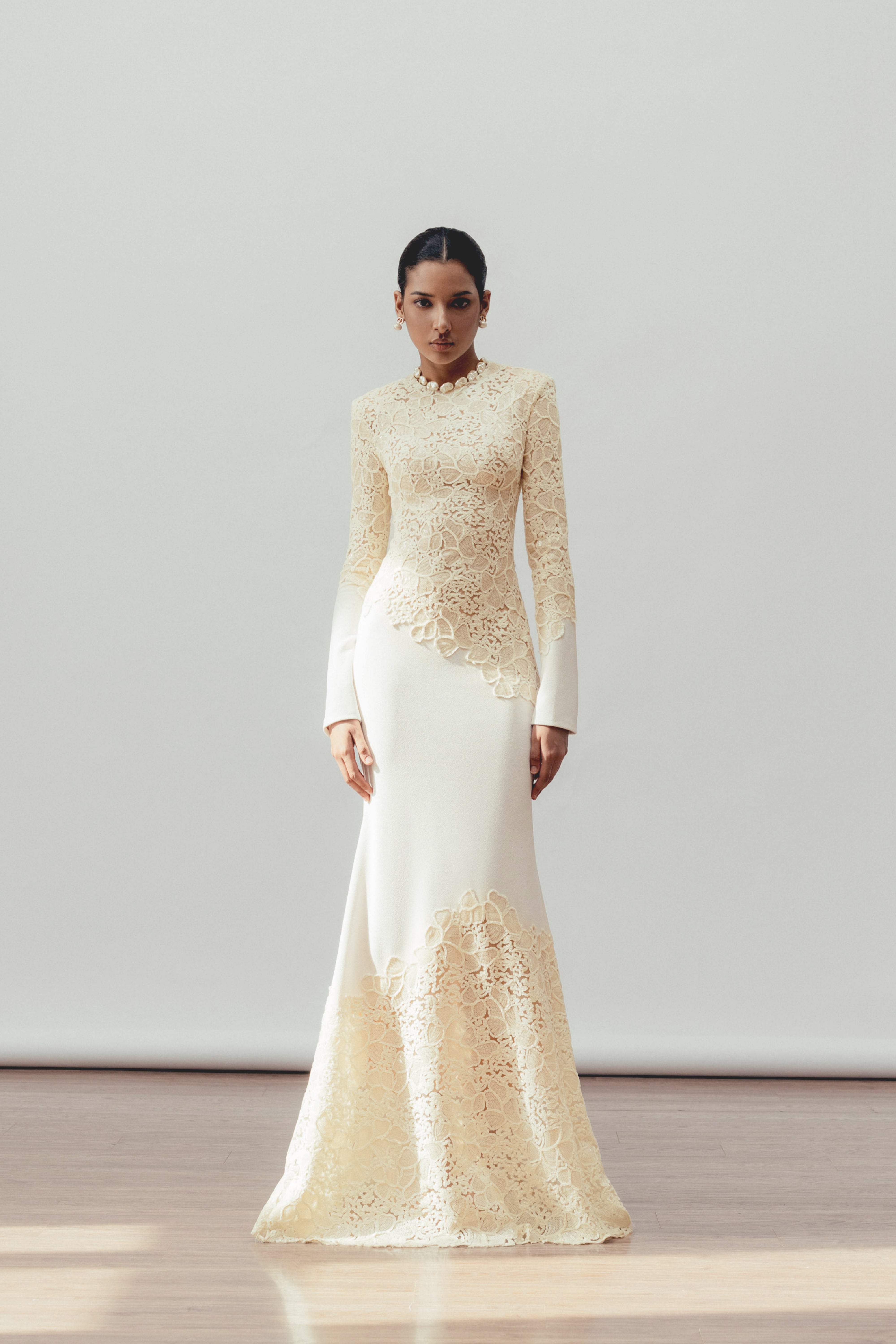 Mathilde White Embroidered Maxi Dress