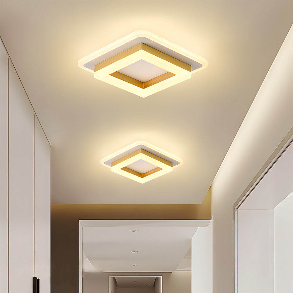 Ceiling Lights | Square Layered LED Fixture