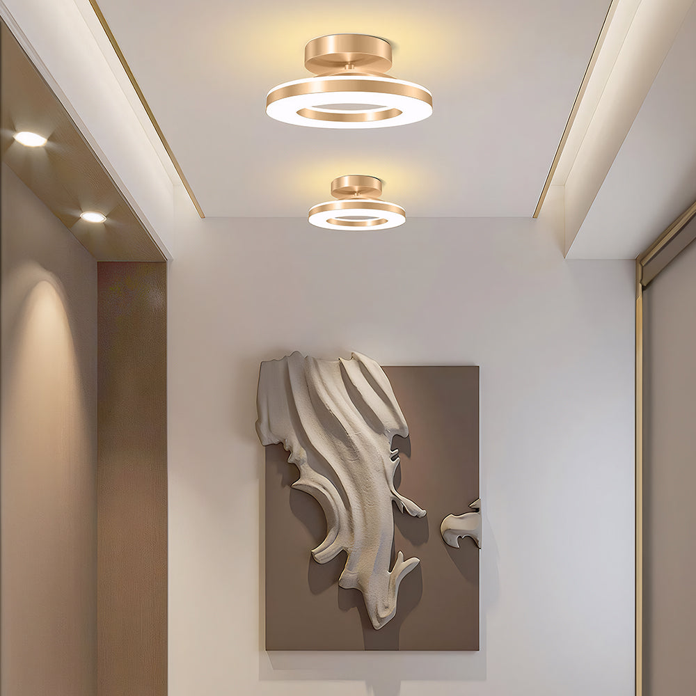 Ceiling Lights | Minimalist Ring LED Fixture