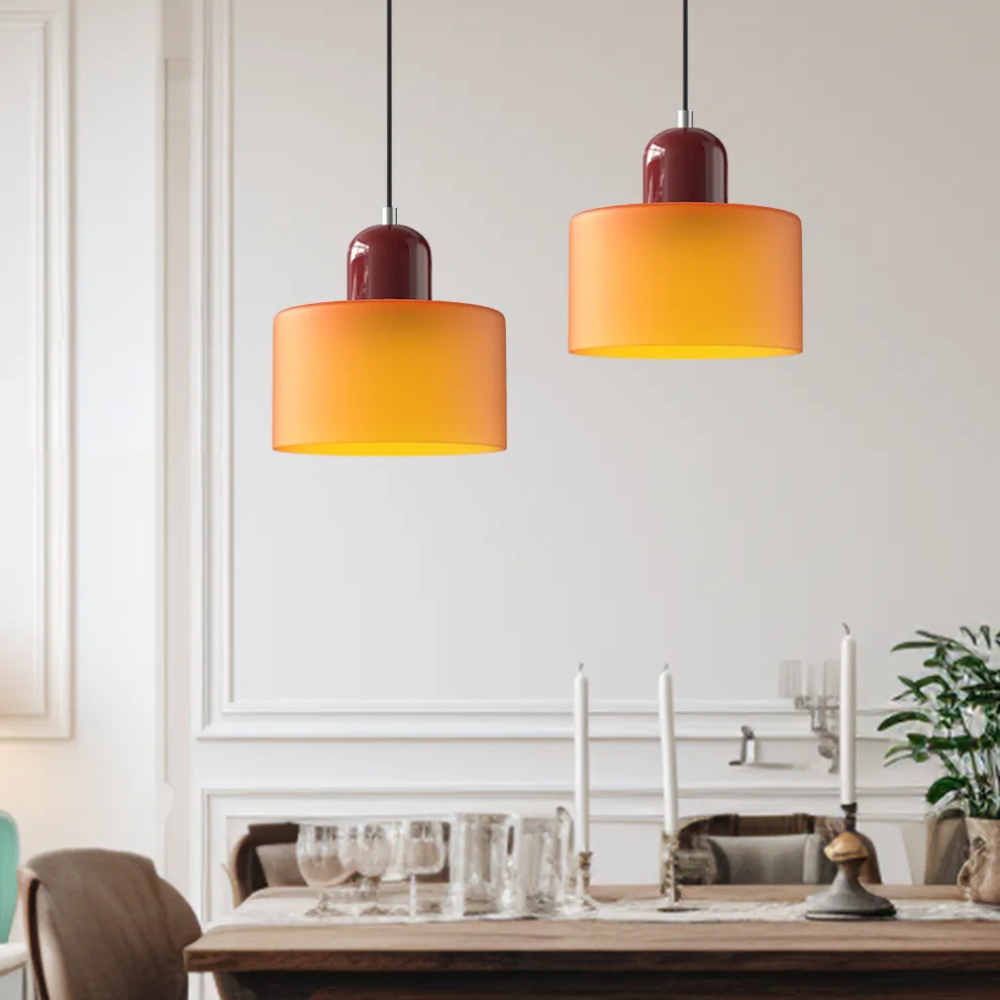 Modern Long Pendant Lamp | Small Chandelier for Bar or Restaurant