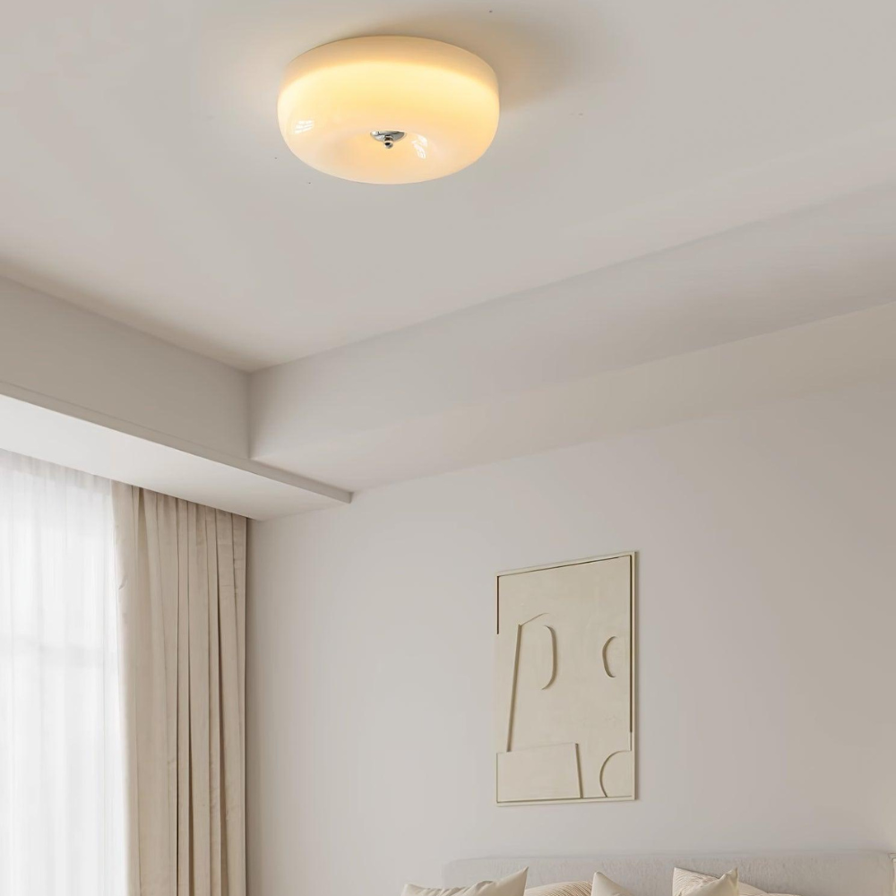 Ceiling Light | Round Flush Fixture