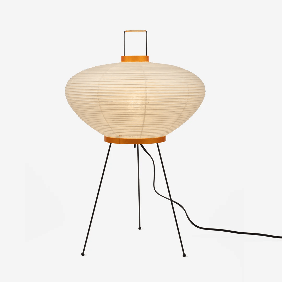 Table Lamp | Paper Shade Sculptural Table Light