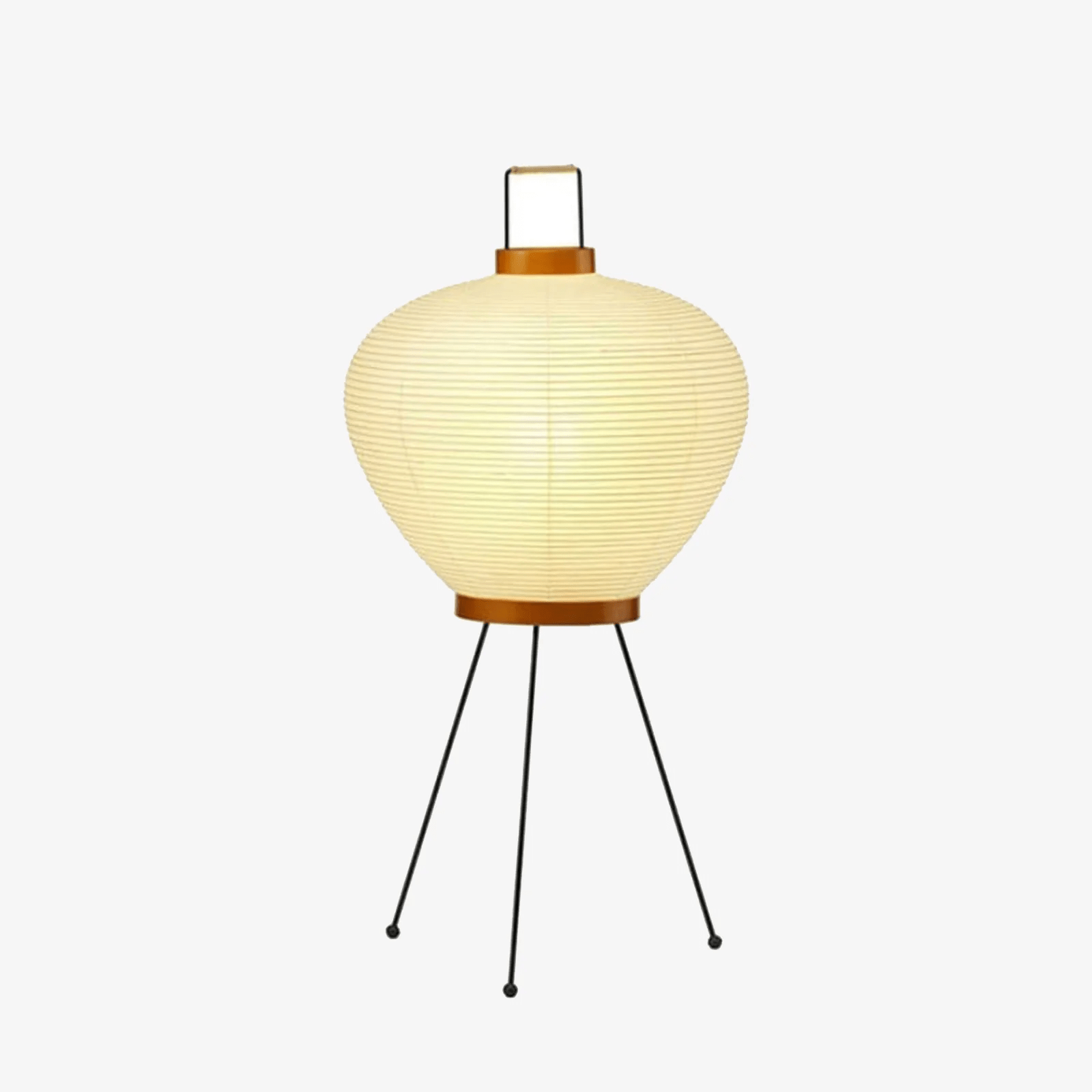 Table Lamp | Paper Shade Sculptural Table Light