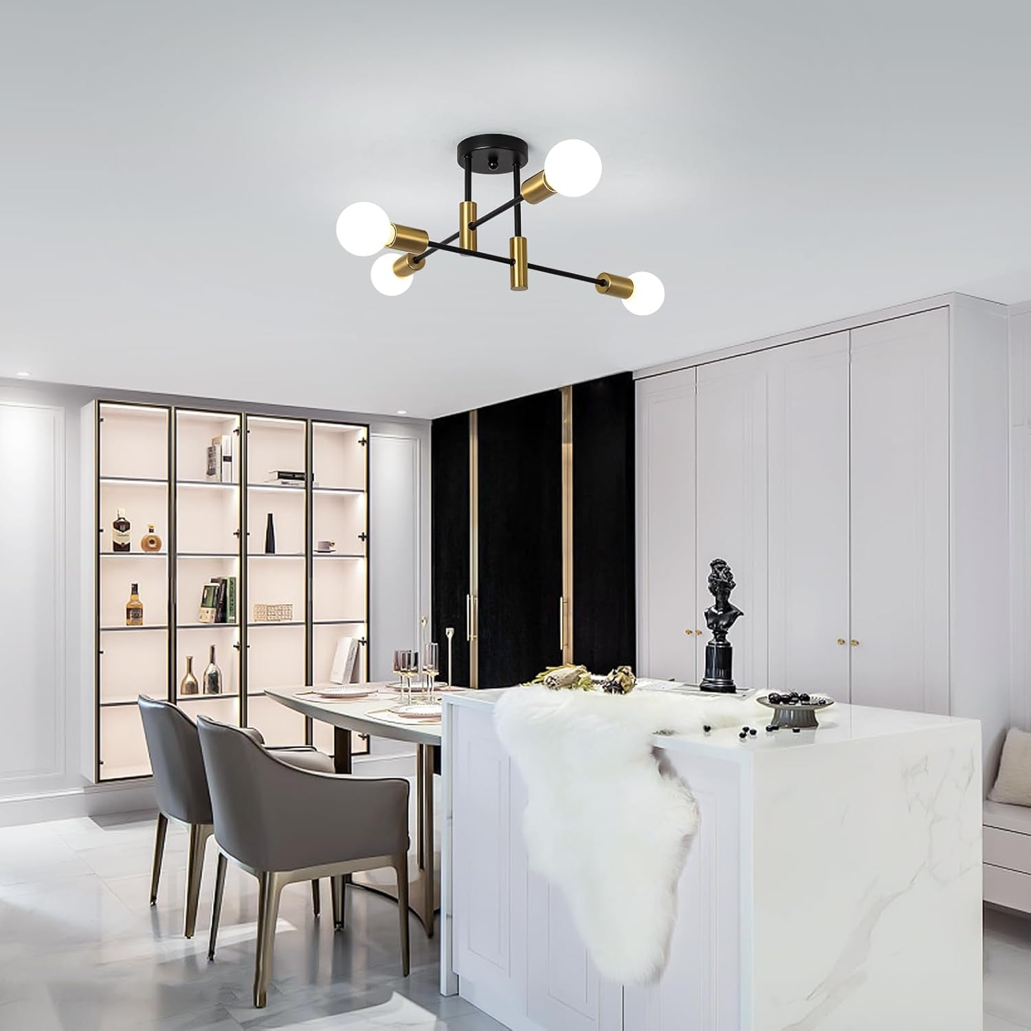 Ceiling Light | Multi Arm Globe
