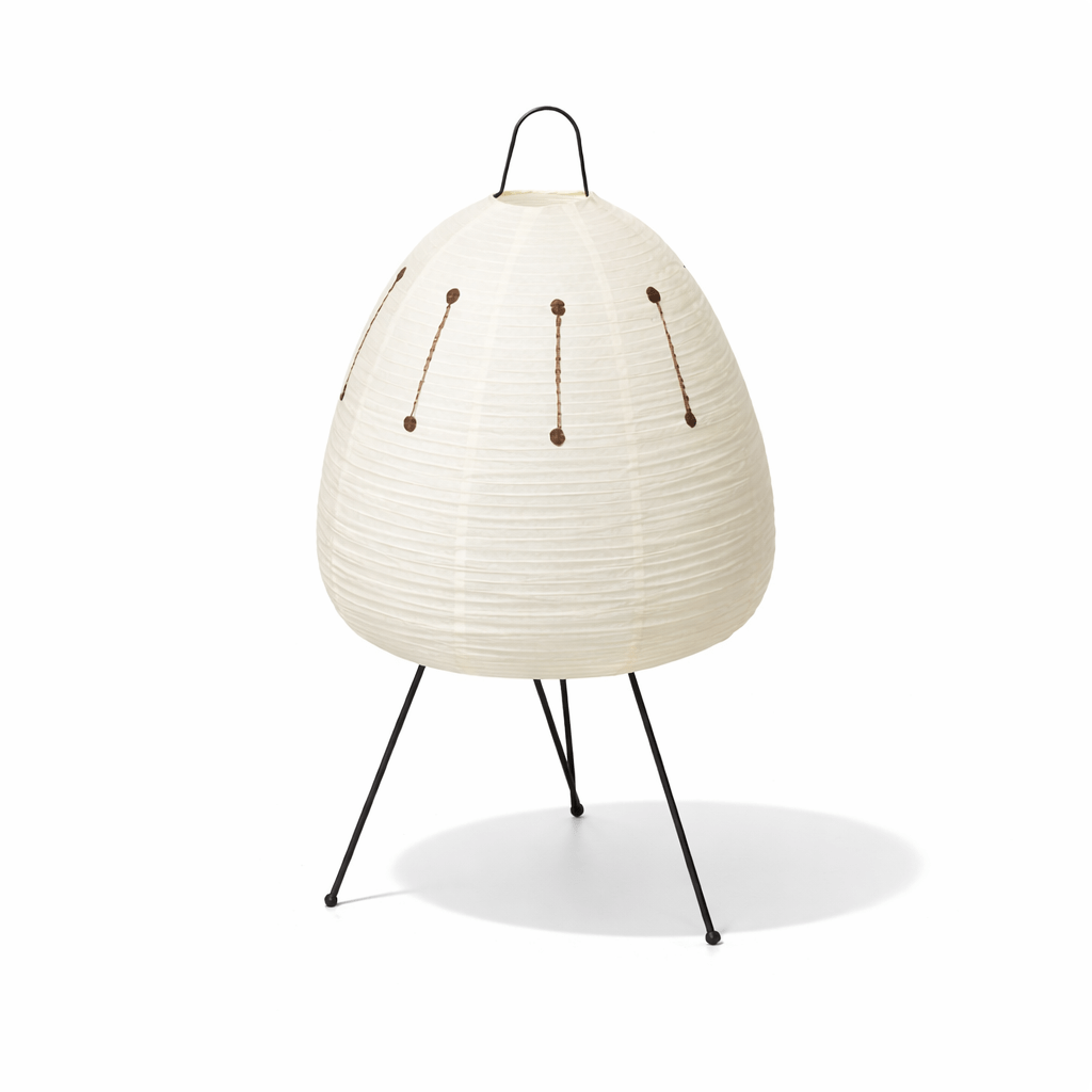 Table Lamp | Paper Shade Sculptural Table Light