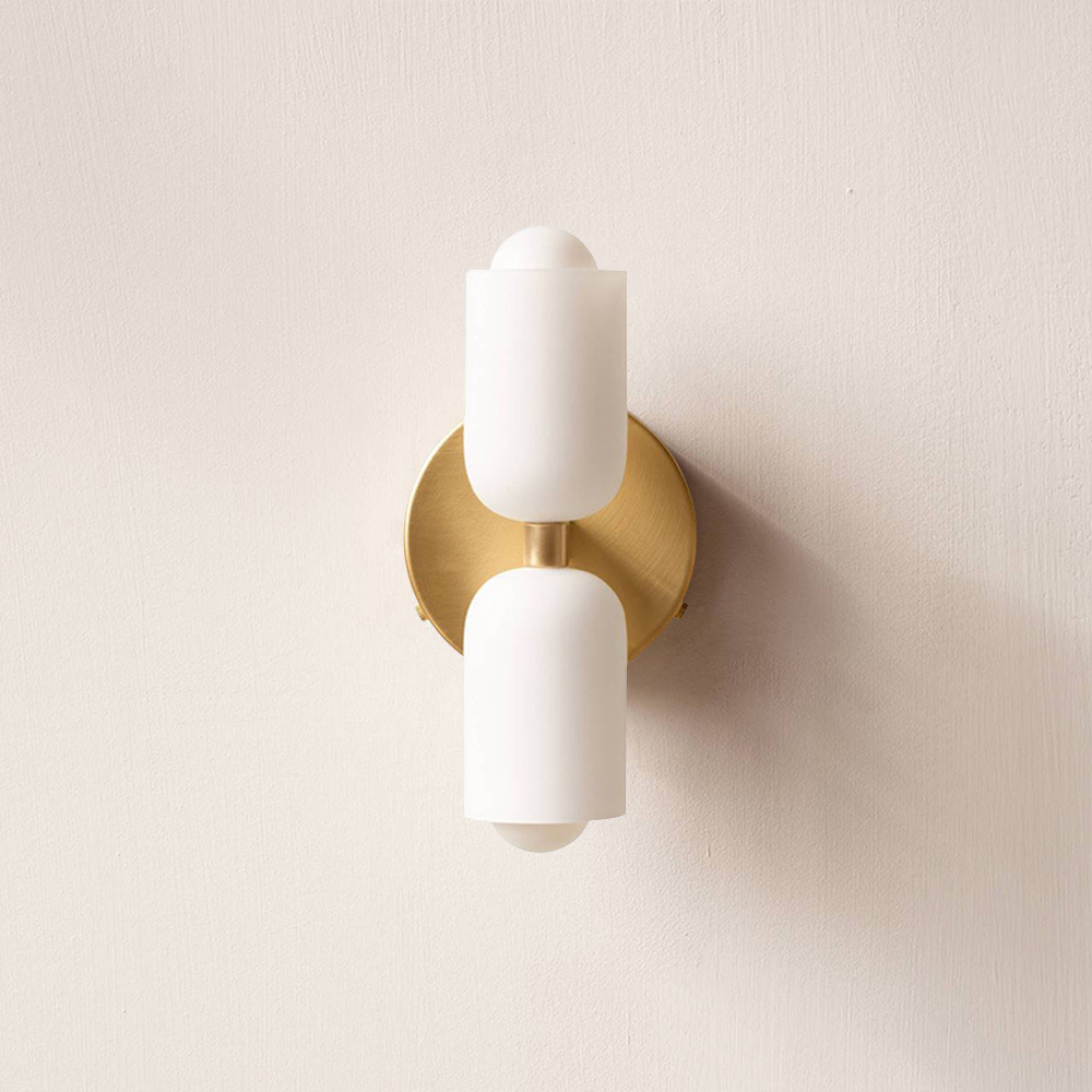 Wall Light | Dual Cylinder Sconce