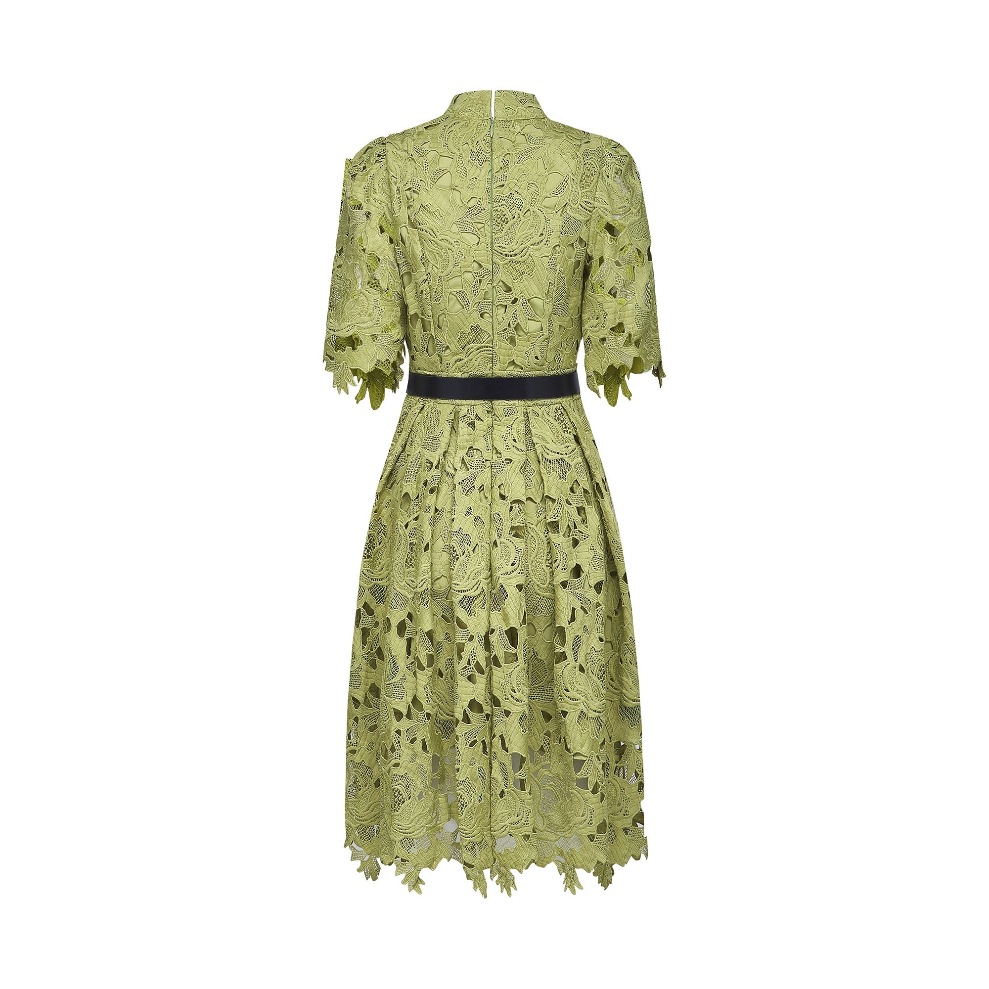Valérie cut-out embroidered mini dress
