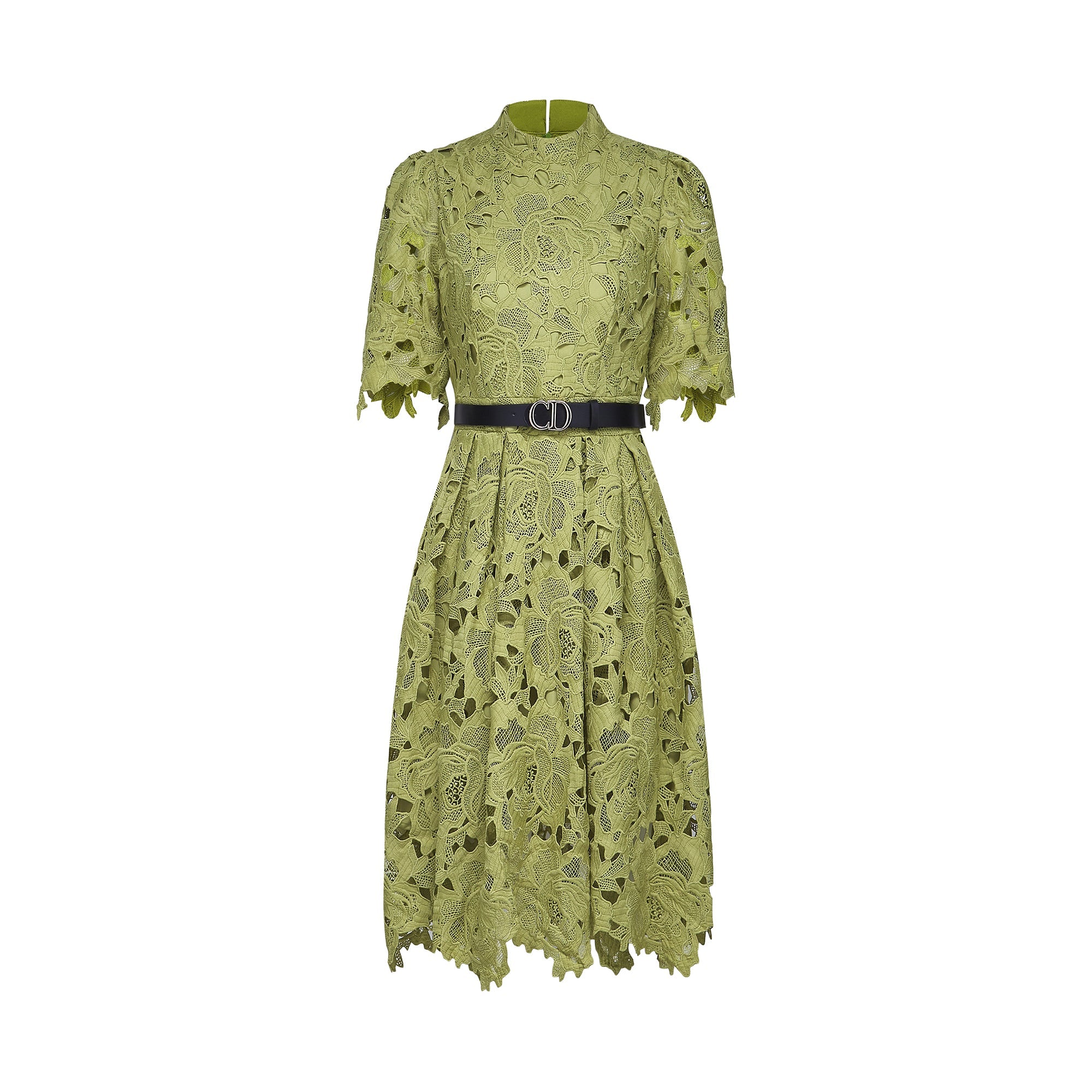 Valérie cut-out embroidered mini dress