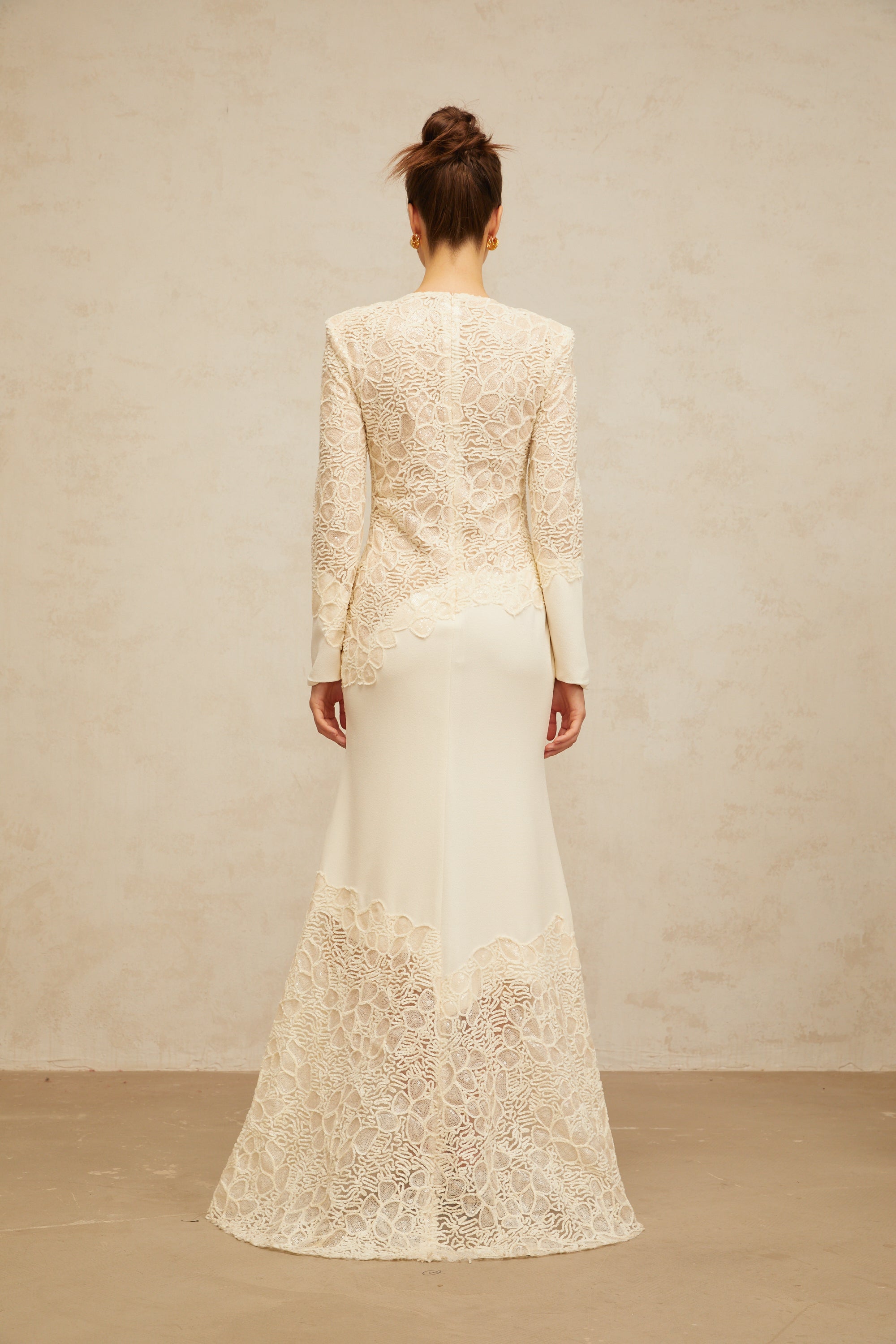 Mathilde White Embroidered Maxi Dress