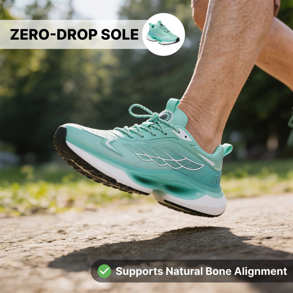 Orthopedic Hands-Free Walking Sneakers for Seniors – Comfort & Wide Toe Fit