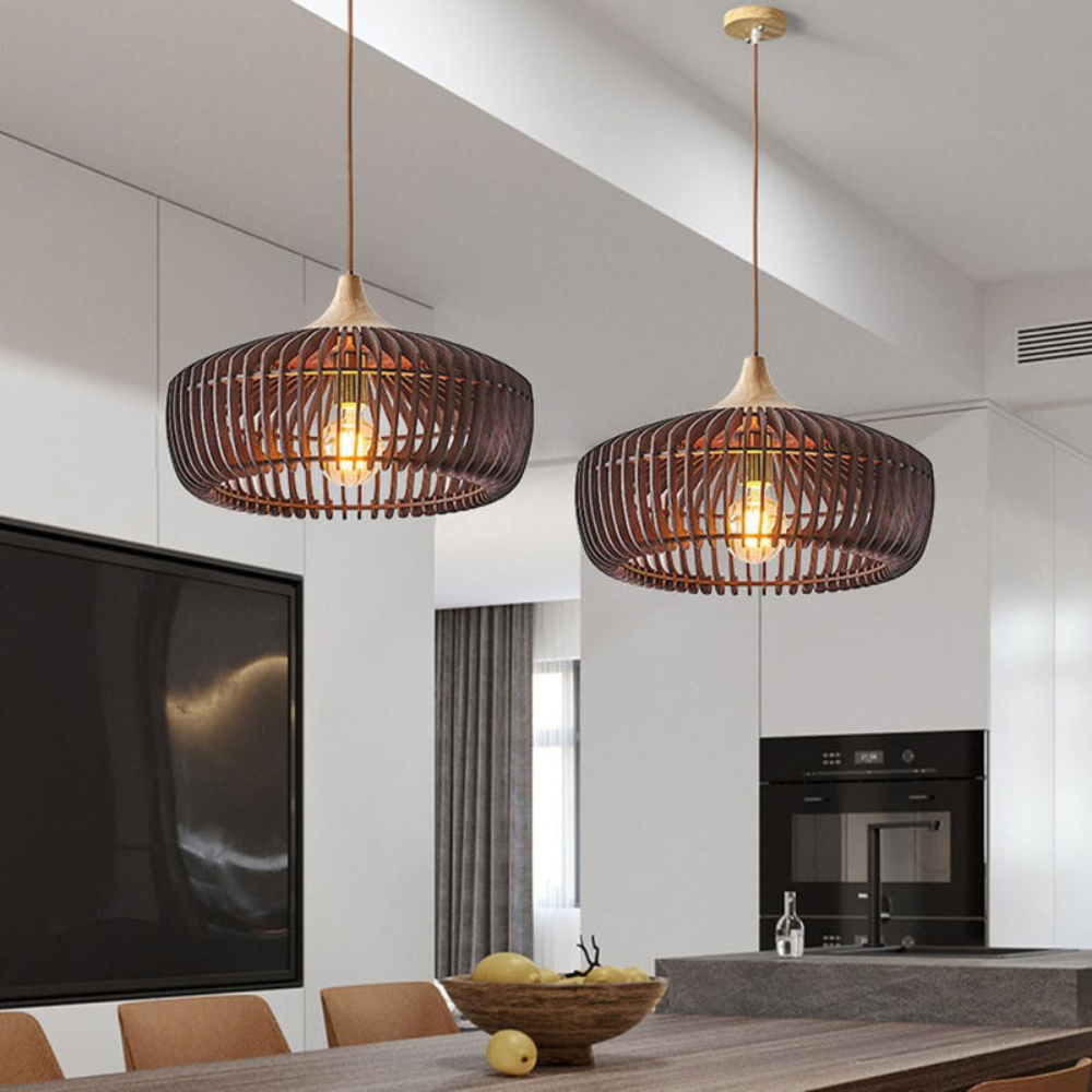 Nordic Style LED Pendant Light | Minimalist Japanese Hanging Fixture for Bedroom or Living Room