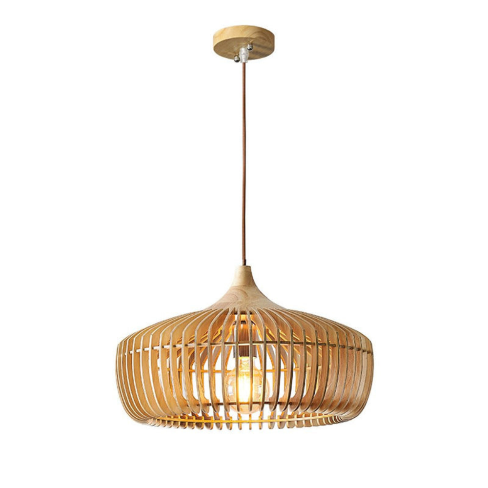 Nordic Style LED Pendant Light | Minimalist Japanese Hanging Fixture for Bedroom or Living Room