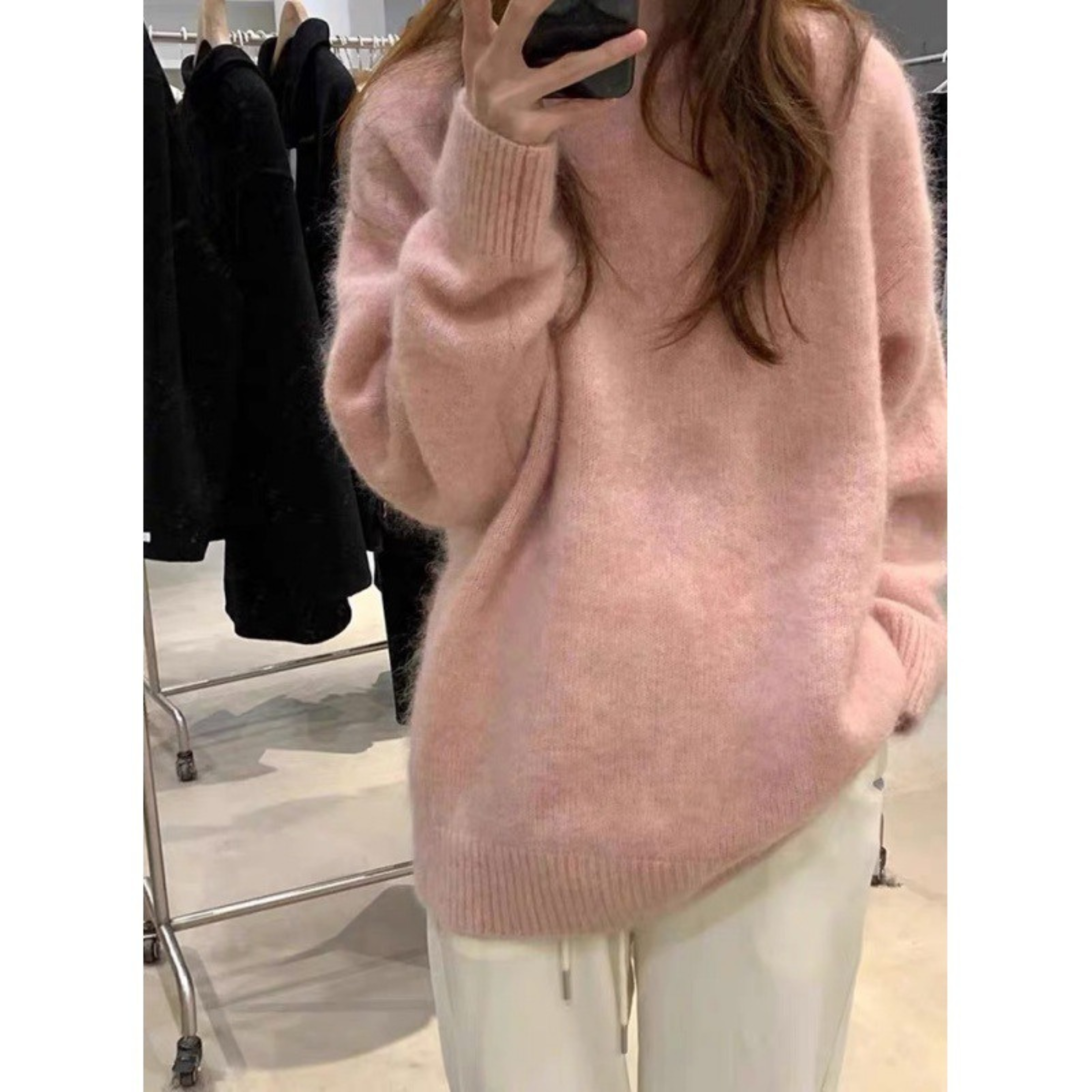 MIRIELLE™ - Comfy Long Sleeve Round Neck Sweater