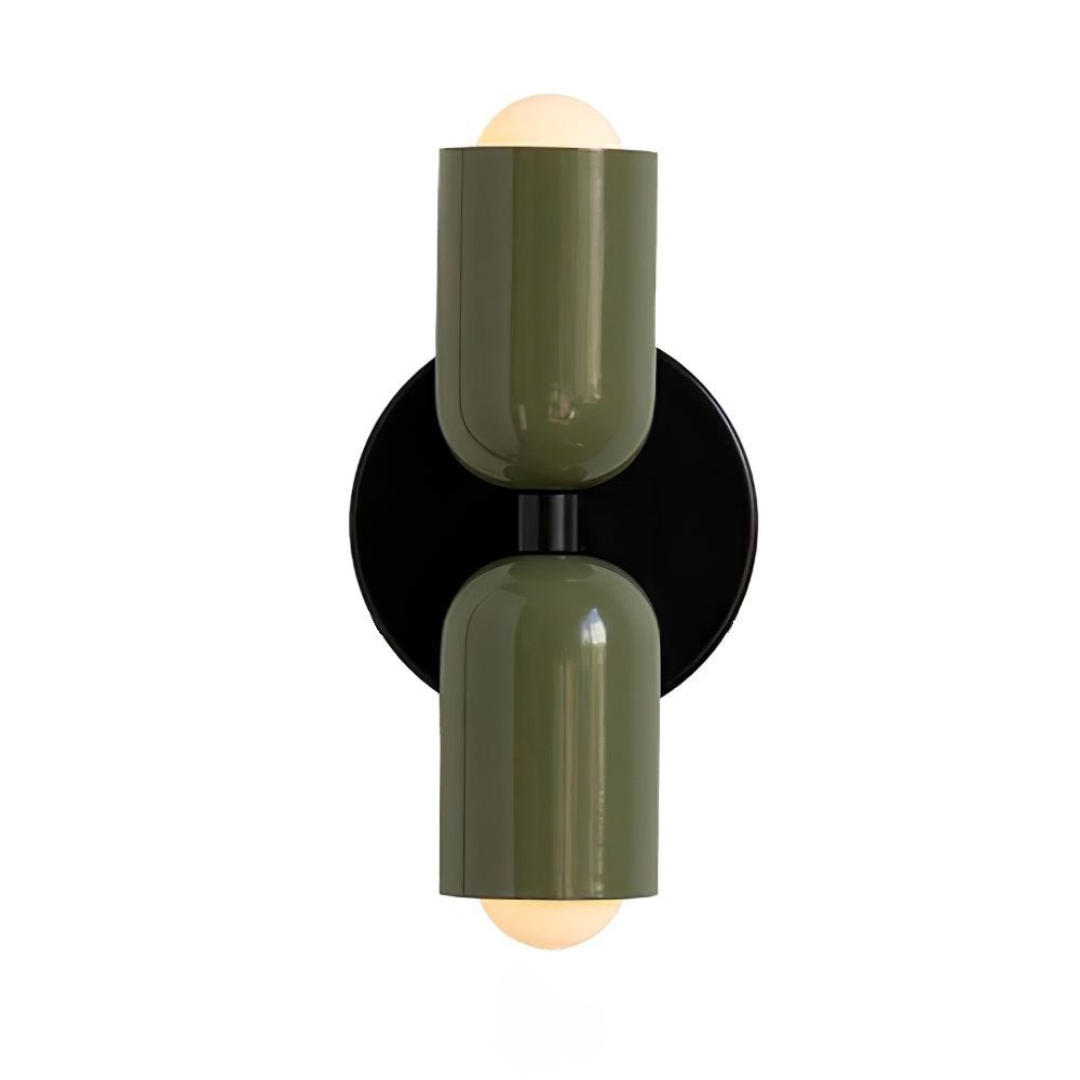 Wall Light Modern | Dual Cylinder Fixture