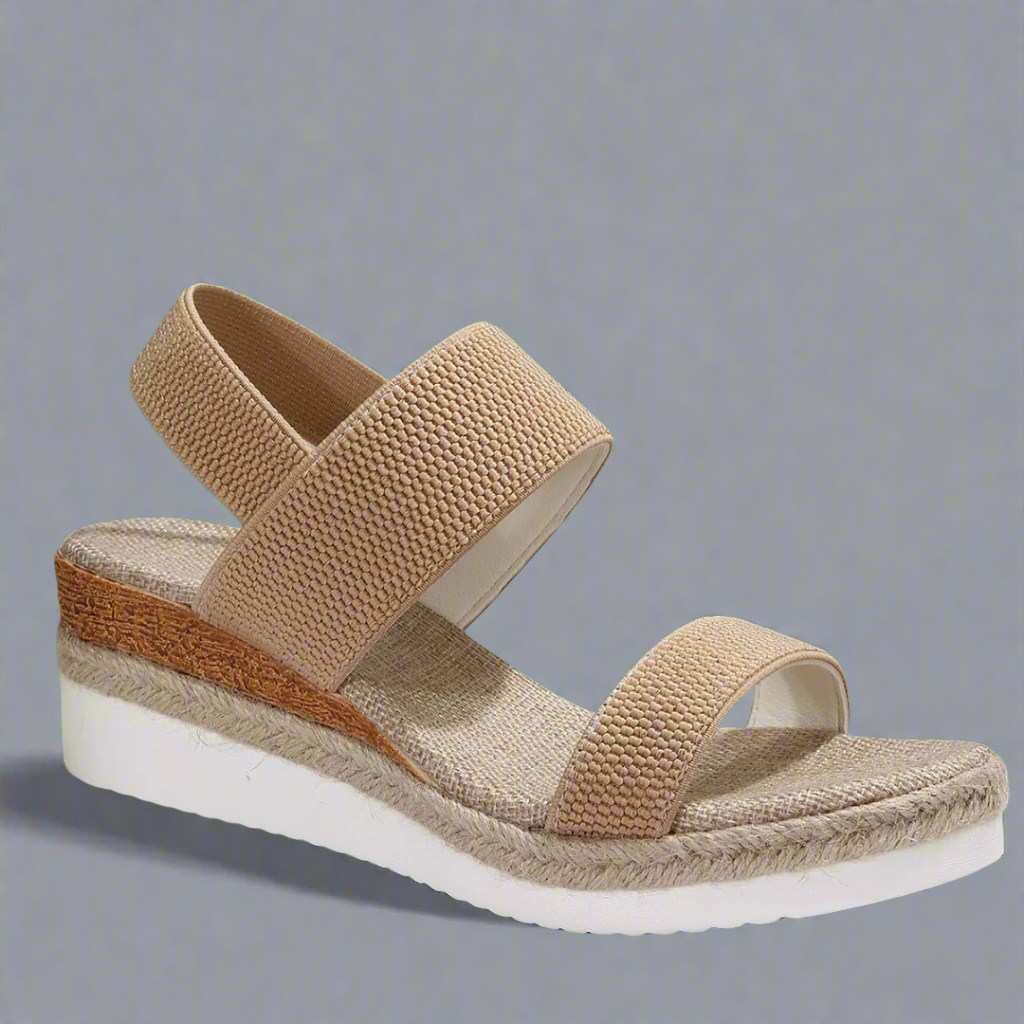Aurelia | Elegant Black Platform Sandals