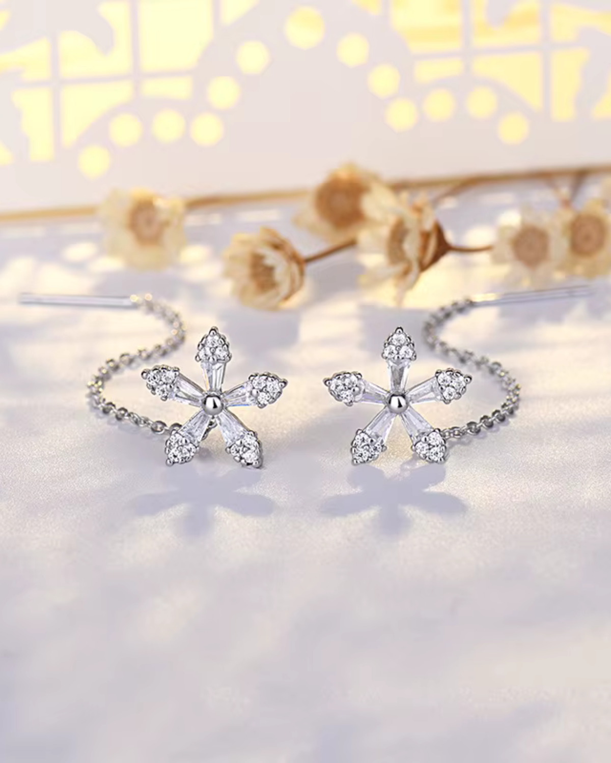 Flora Zirconia Earrings