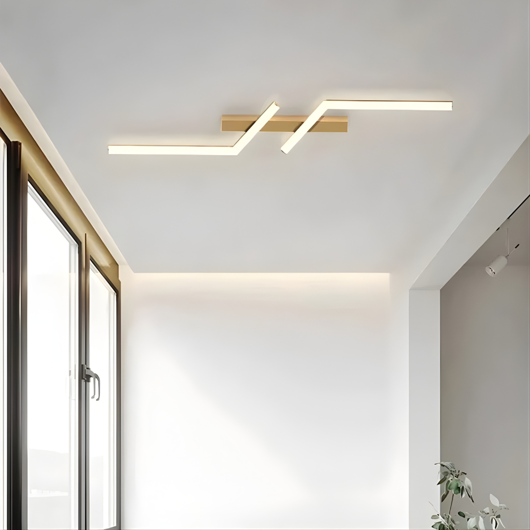 Ceiling Light | Linear LED Multi-Arm Geometric Design