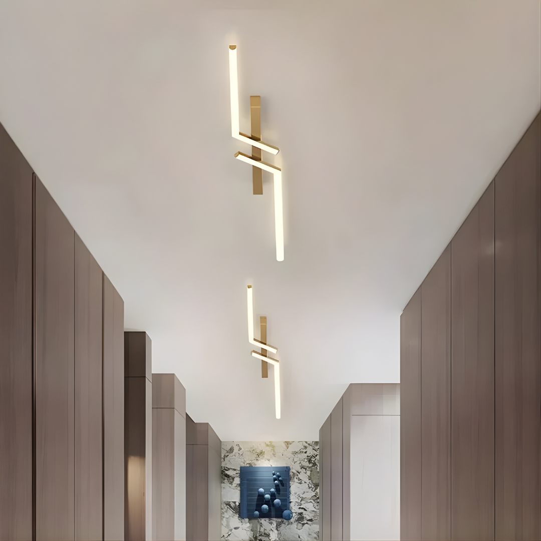Ceiling Light | Linear LED Multi-Arm Geometric Design