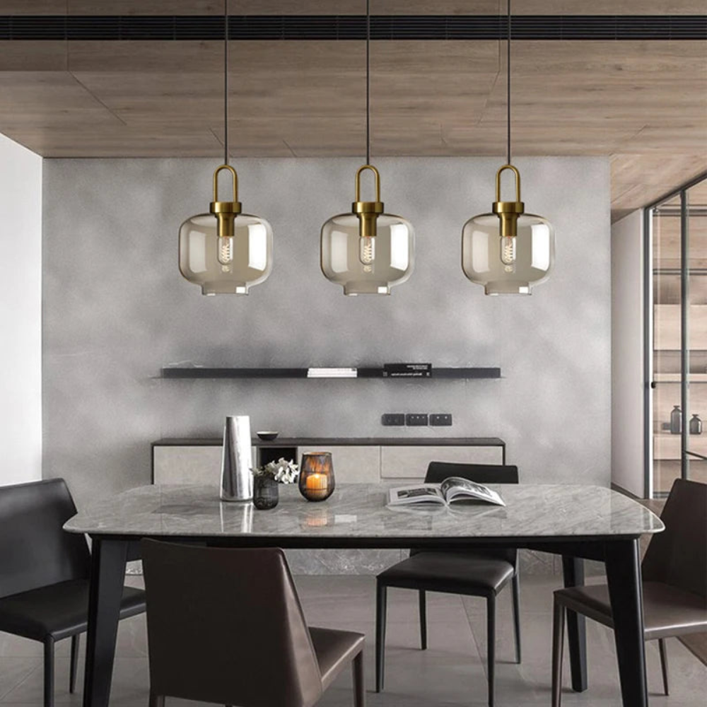 Pendant Light for Kitchen | Nordic Loft Style Hanging Lamp for Industrial Interiors