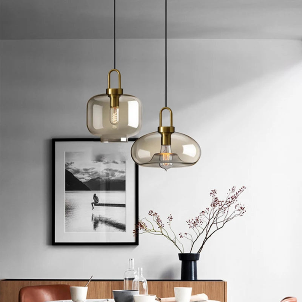 Pendant Light for Kitchen | Nordic Loft Style Hanging Lamp for Industrial Interiors