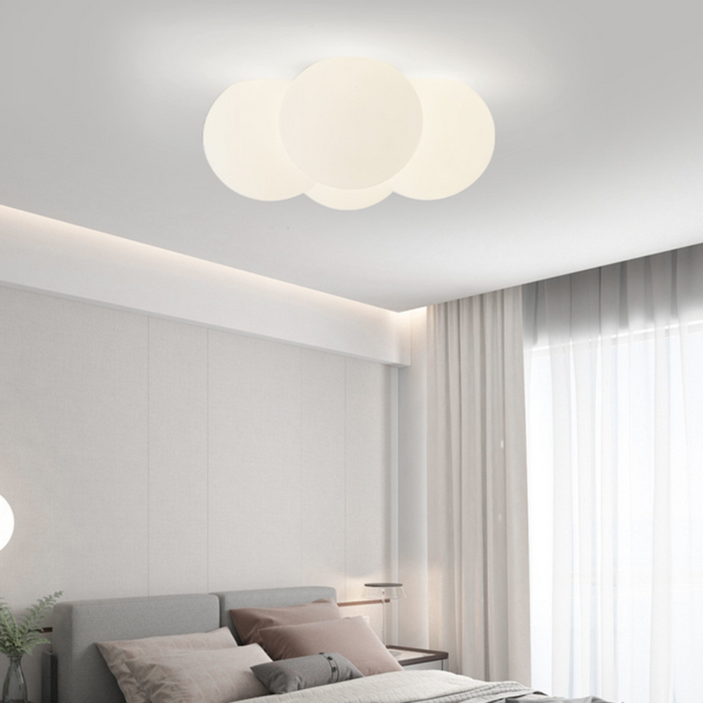 Cloud Inspired LED Ceiling Light | Modern Soft Glow Flush Mount Fixture