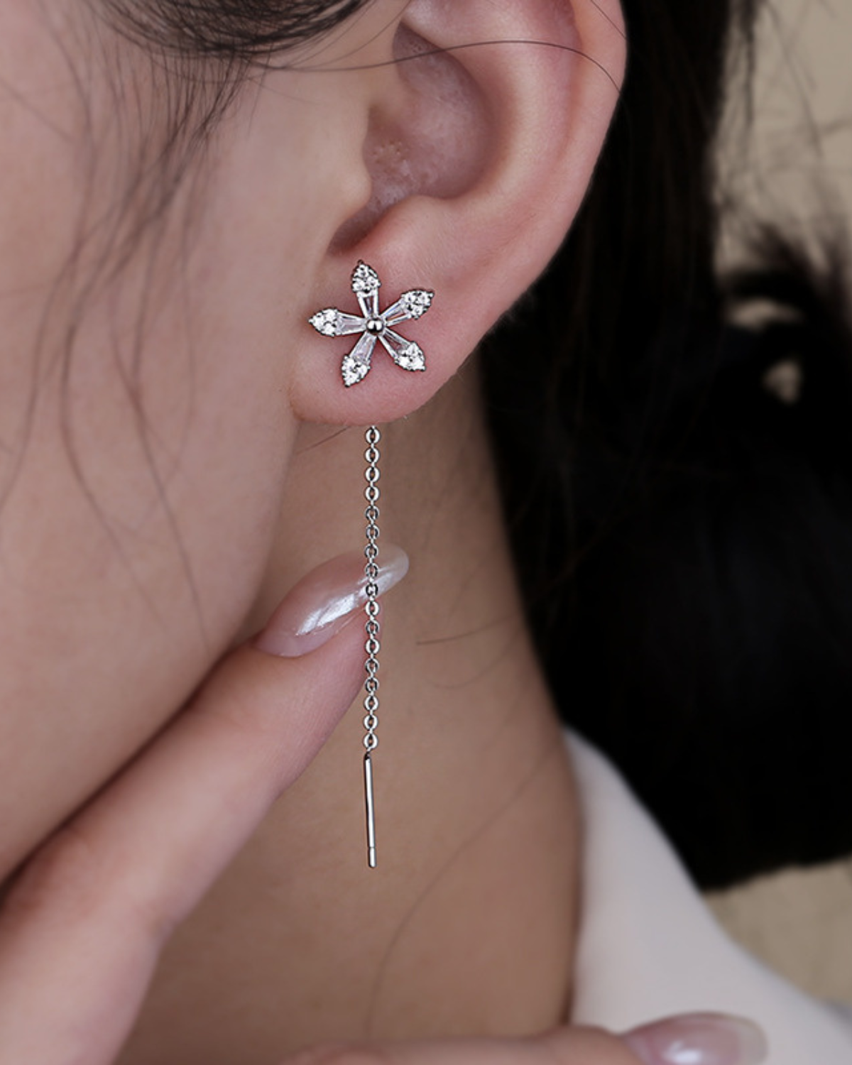 Flora Zirconia Earrings