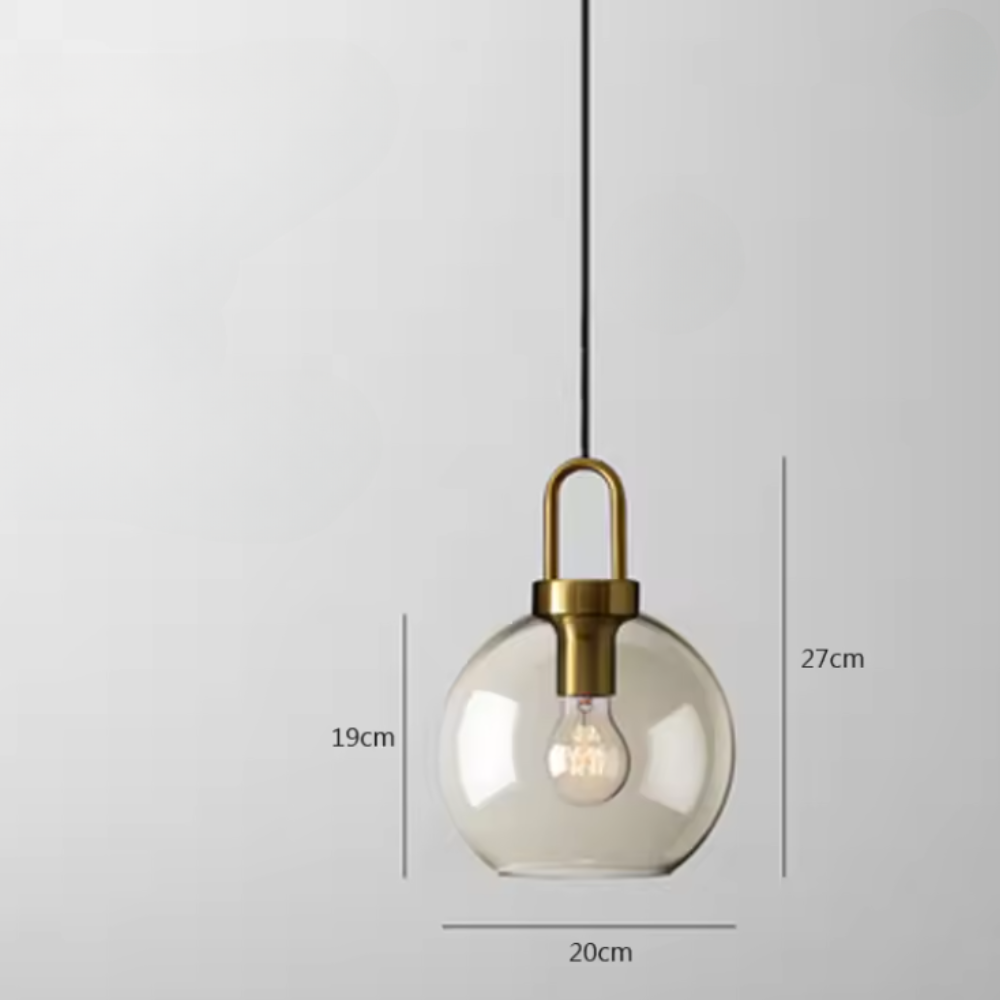 Pendant Light for Kitchen | Nordic Loft Style Hanging Lamp for Industrial Interiors