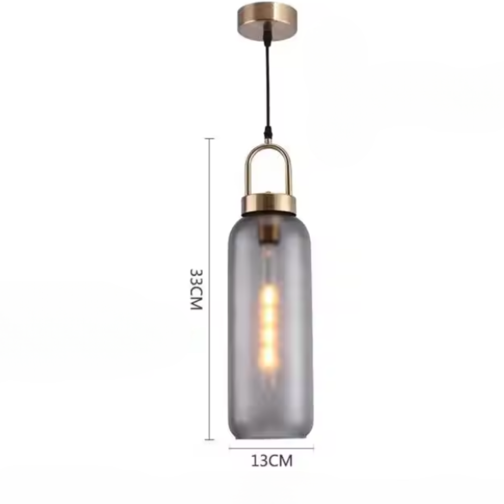 Pendant Light for Kitchen | Nordic Loft Style Hanging Lamp for Industrial Interiors