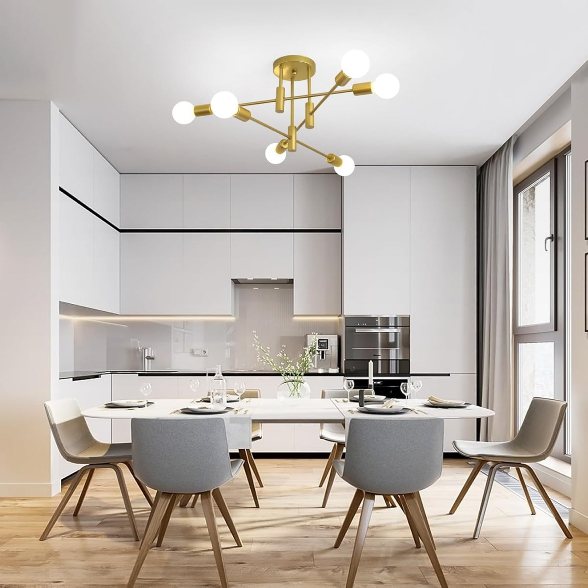 Ceiling Light | Multi Arm Globe