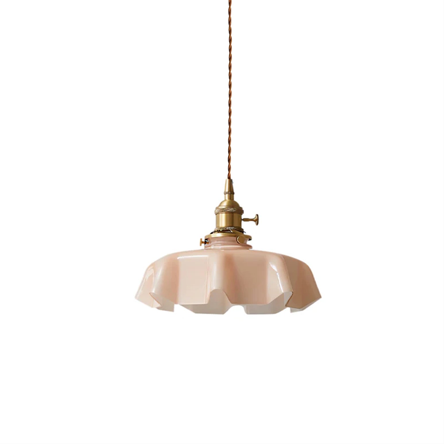 Pendant Light Scalloped | French Flower Ceiling Lamp