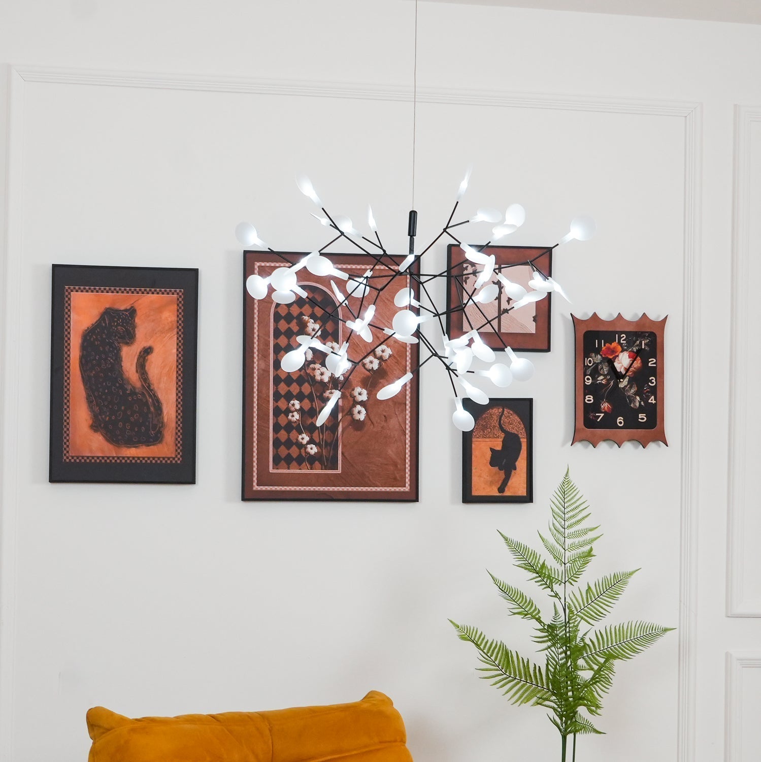 Chandelier Light Fixture | Ceiling Lamp with Multiple Heads
