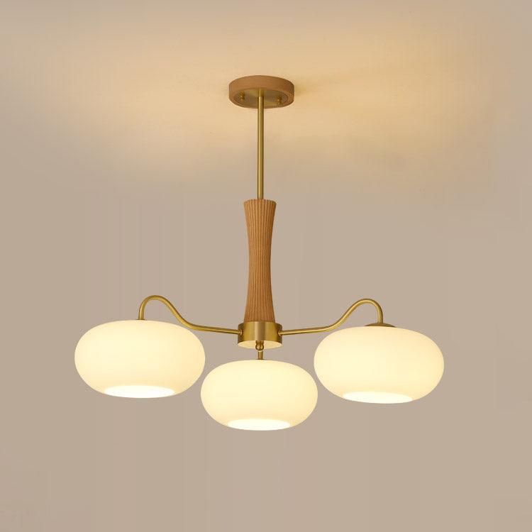 Ceiling Light | Multi-Arm Glass Shade
