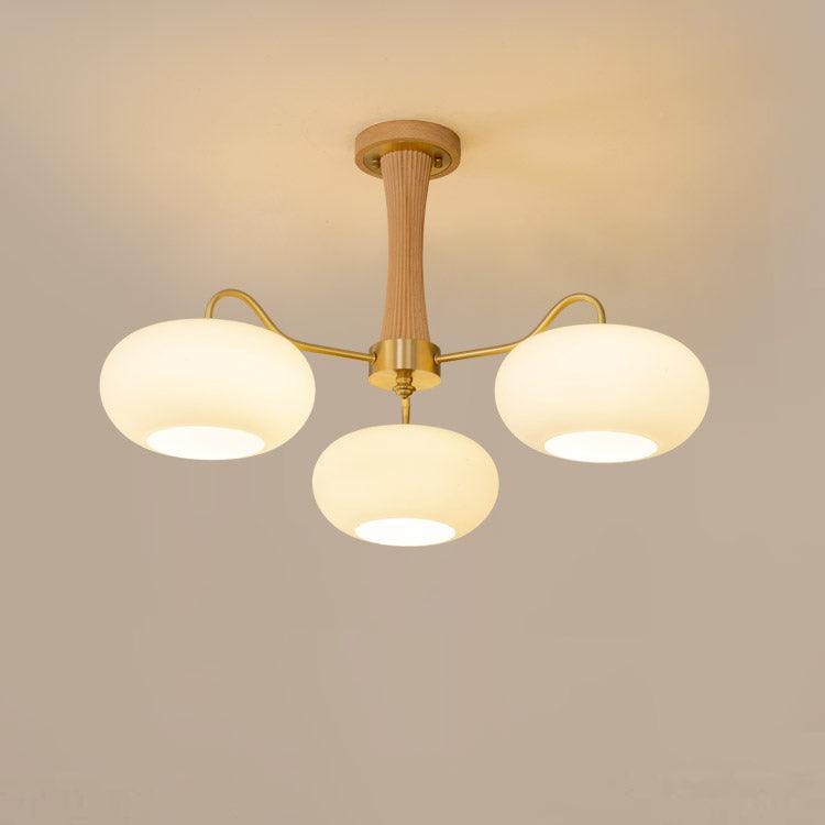 Ceiling Light | Multi-Arm Glass Shade