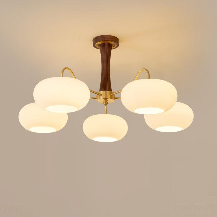 Ceiling Light | Multi-Arm Glass Shade