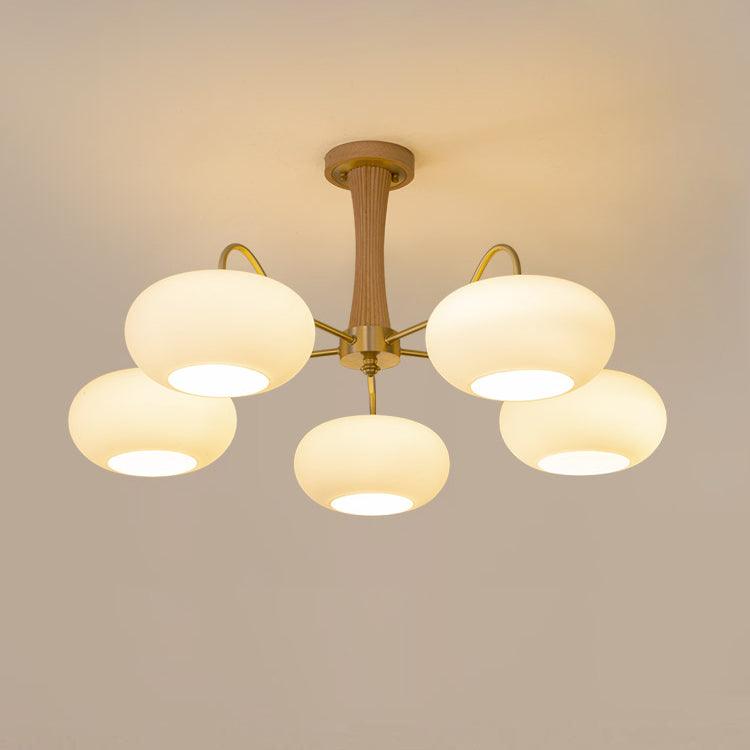 Ceiling Light | Multi-Arm Glass Shade