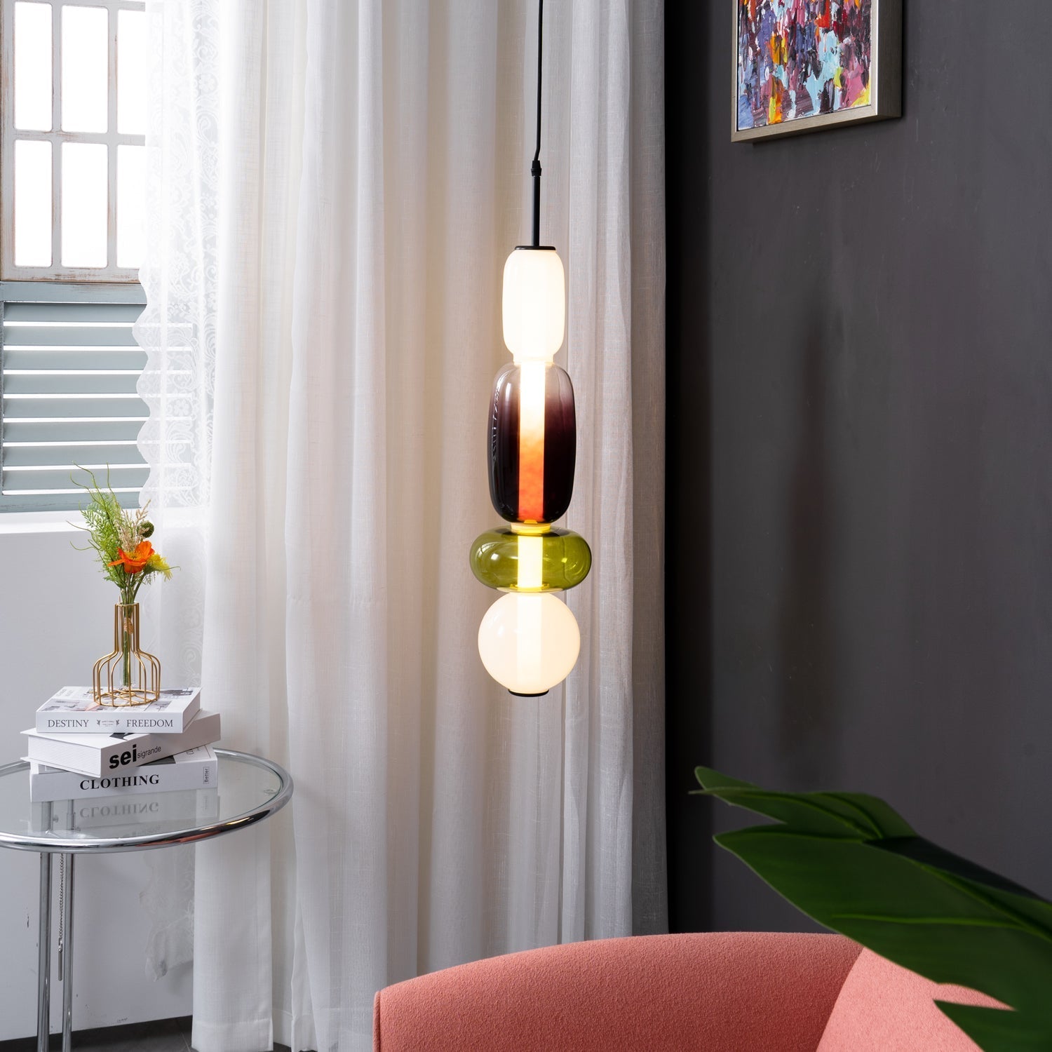 Pendant Light LED | Layered Shade Ceiling Design