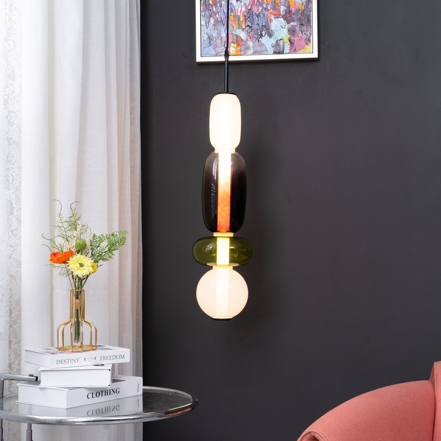 Pendant Light LED | Layered Shade Ceiling Design
