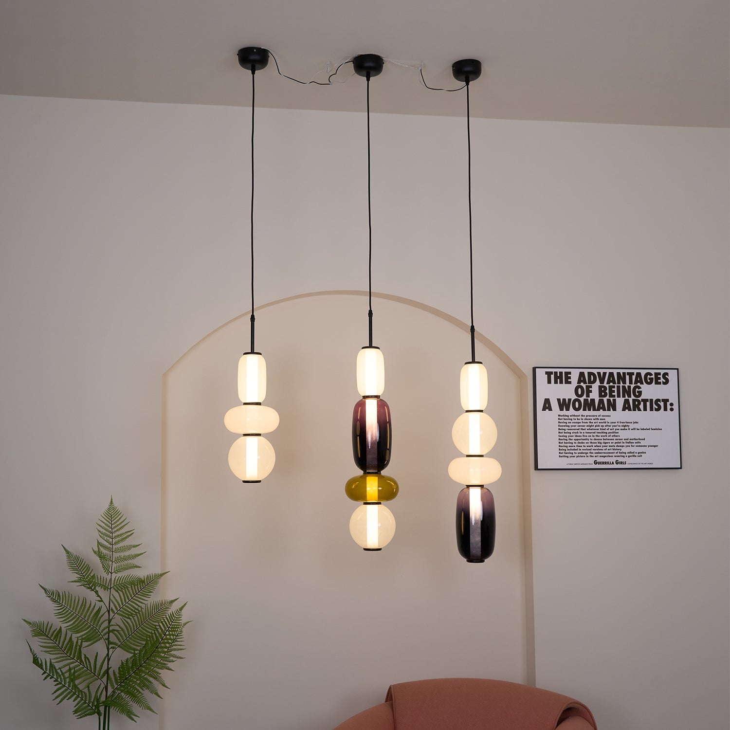 Pendant Light LED | Layered Shade Ceiling Design