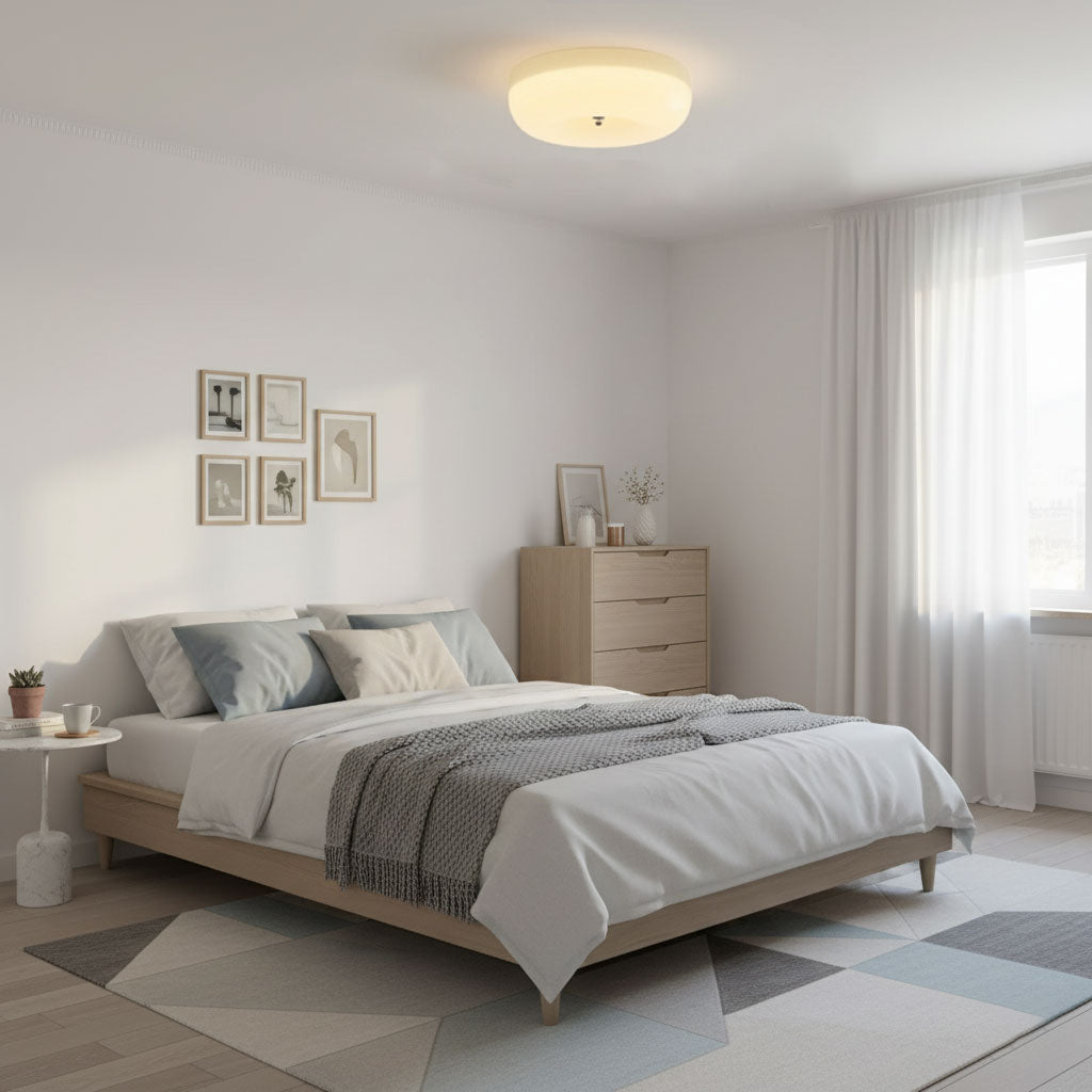 Ceiling Light | Round Flush Fixture