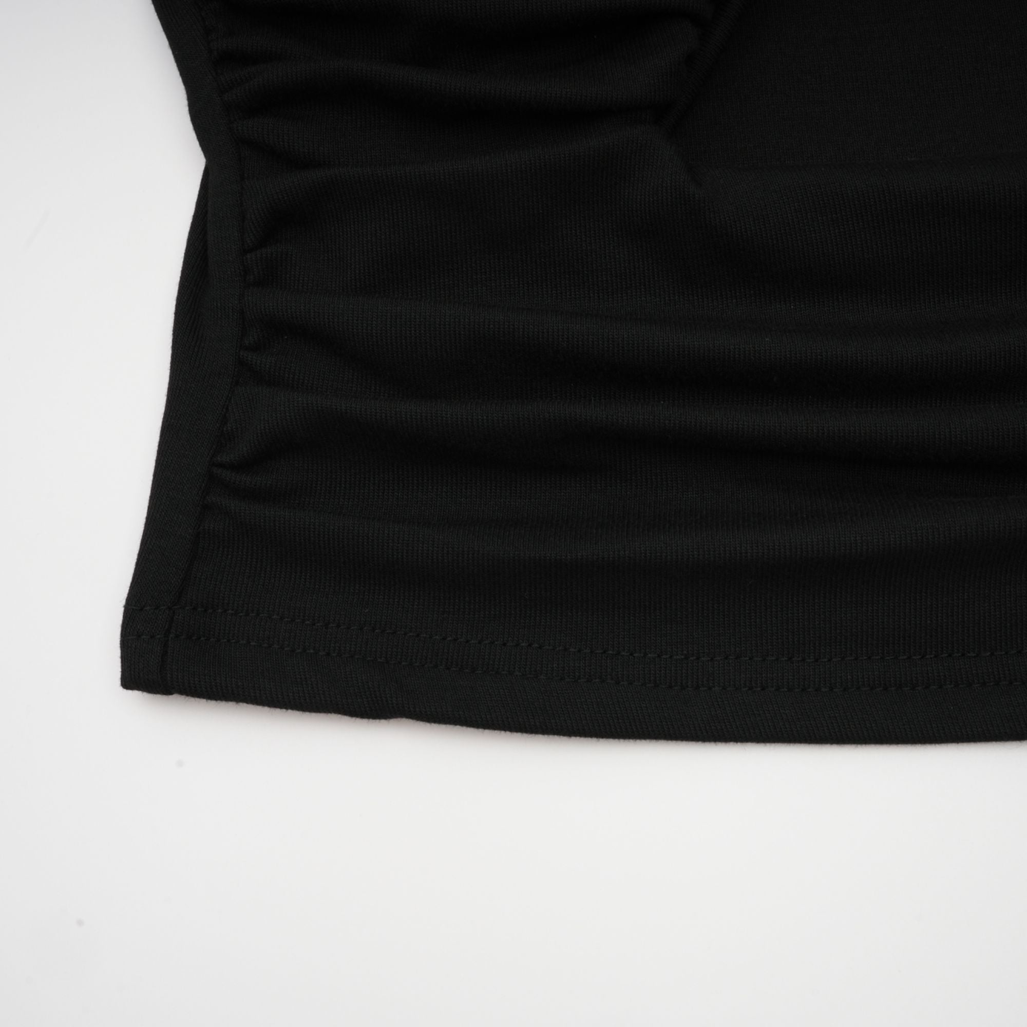 Anaïs Black Open-Front Gathered Top