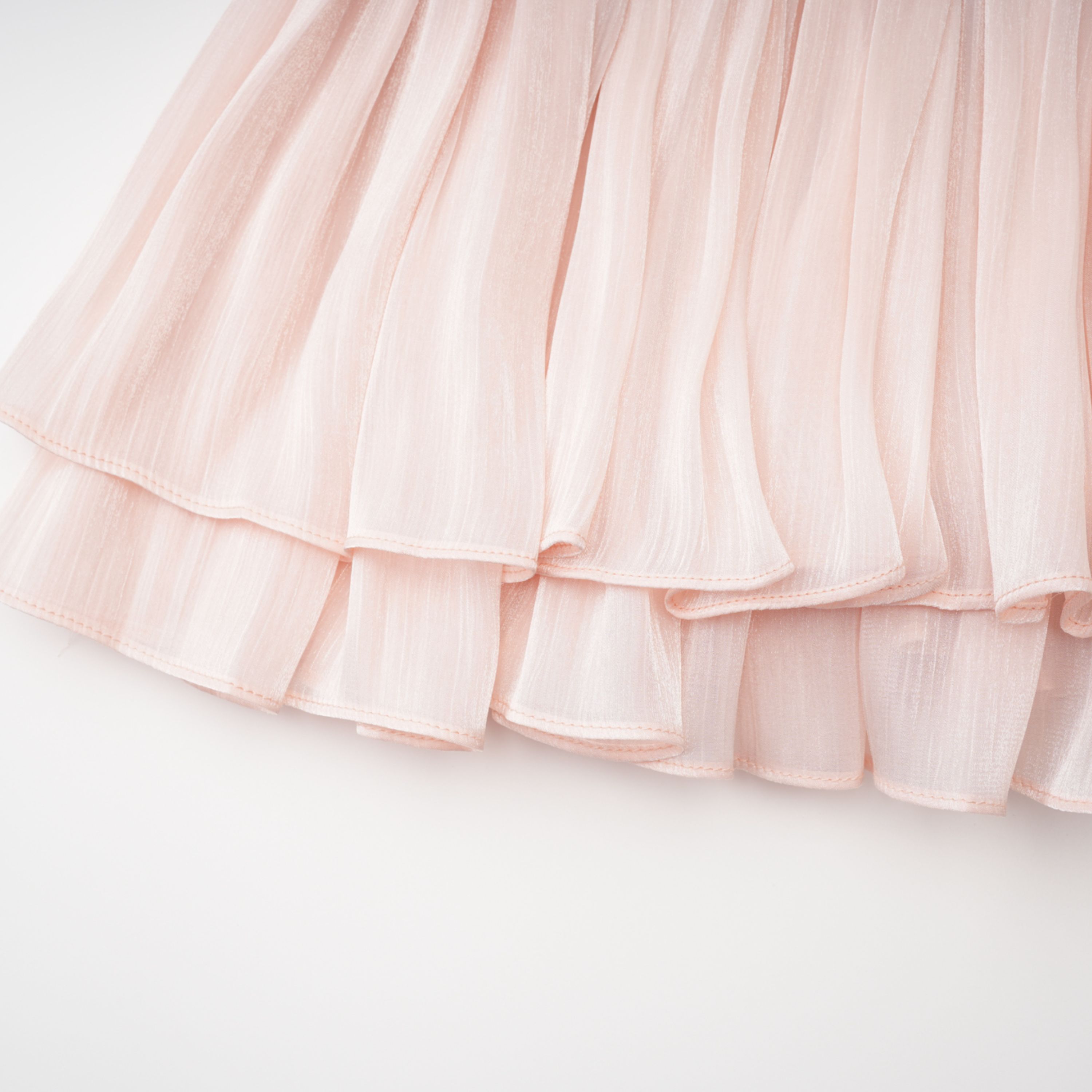 Bernice Pink Glossy Cape & Dress Set