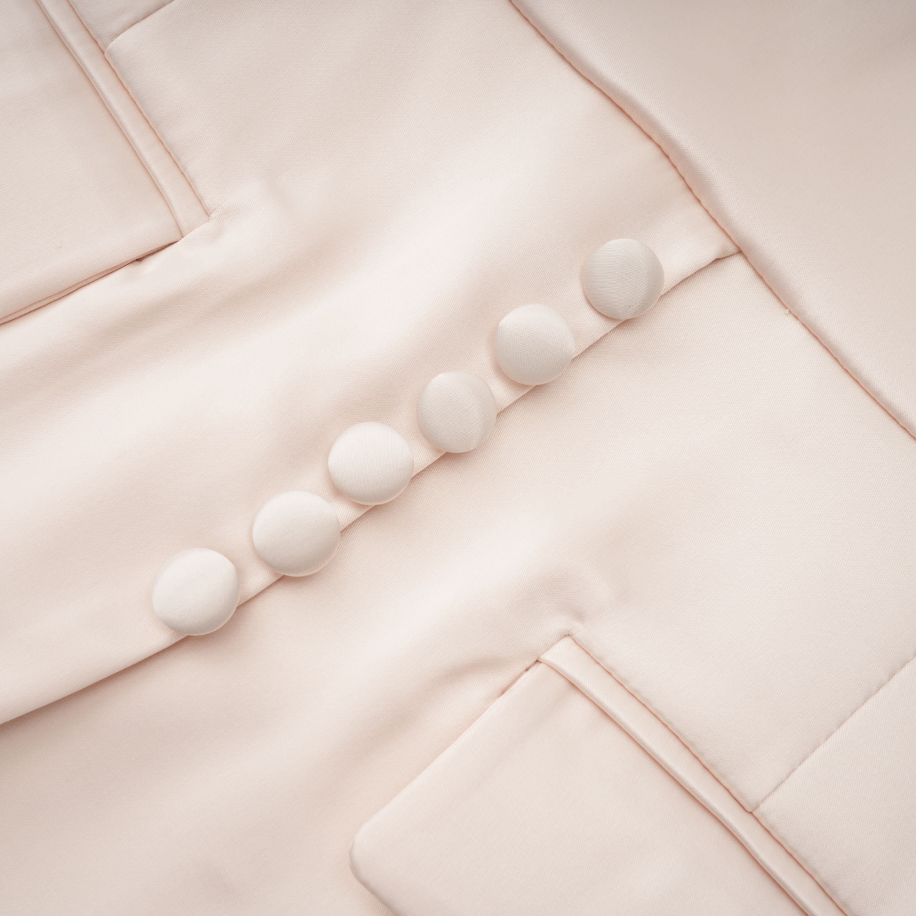 Roxanne Neutral Mock Neck Blouse & Mermaid Skirt Set
