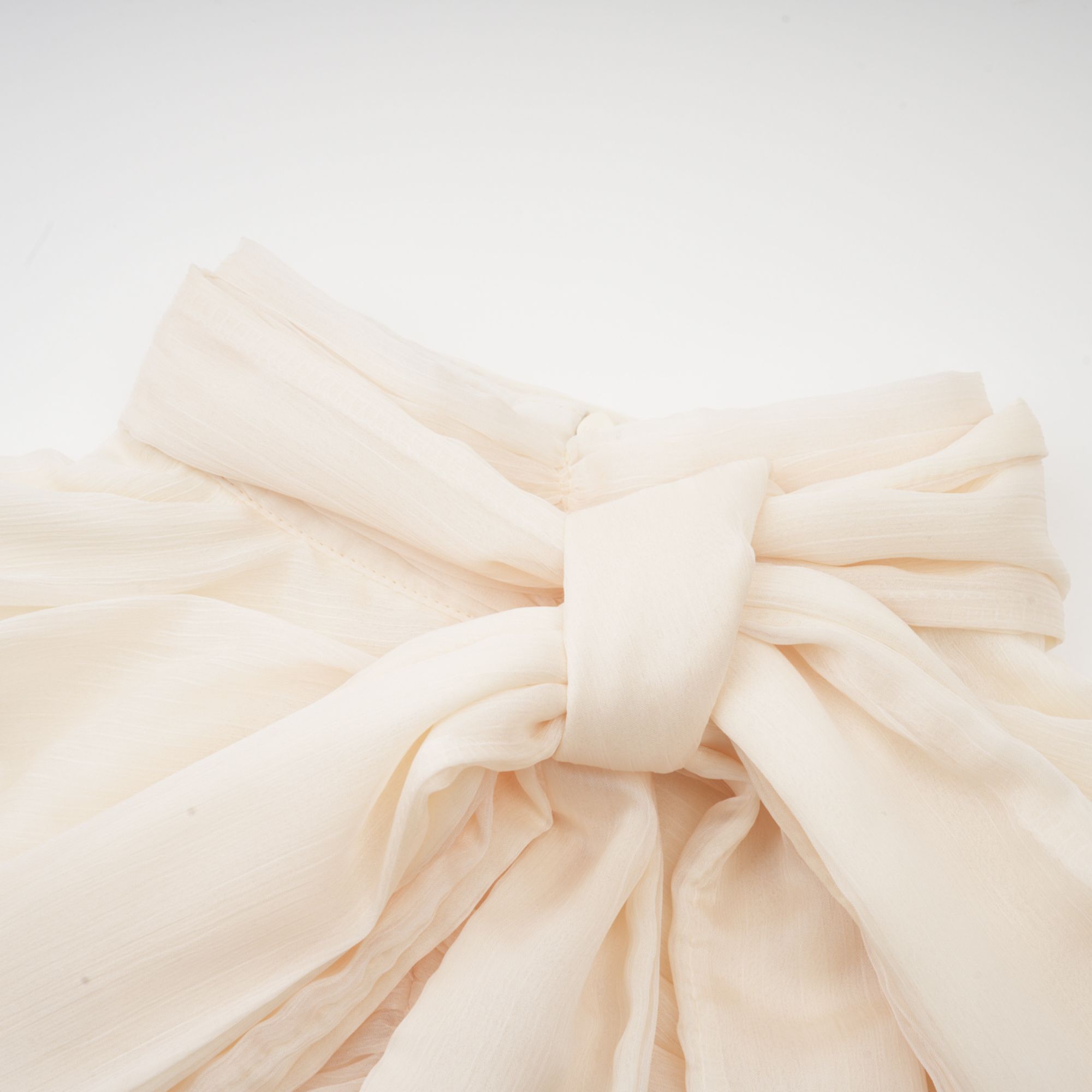 Thibaulte tuck-detail pleated tulle mini dress