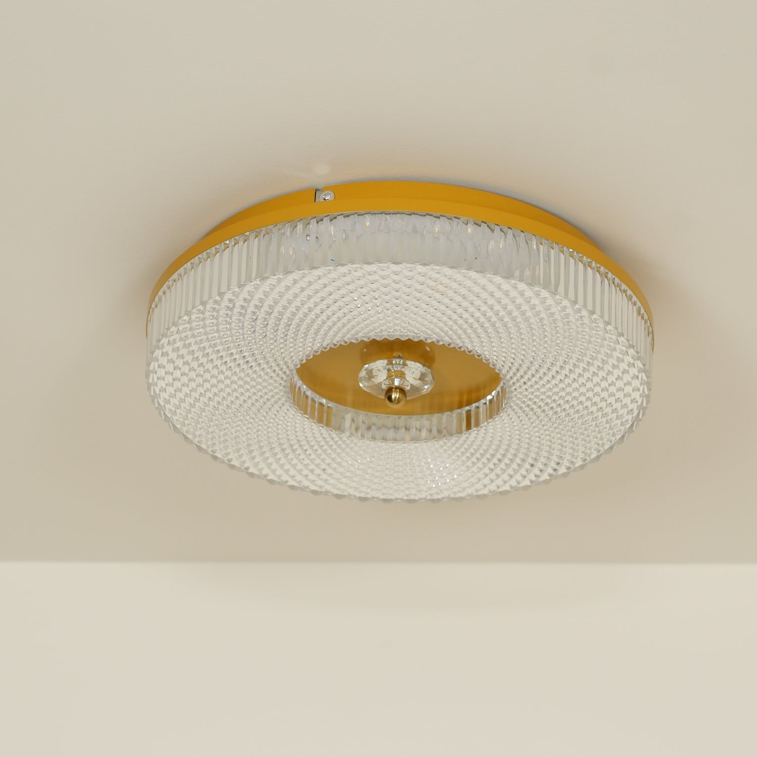 Ceiling Light | Round LED Textured Flush