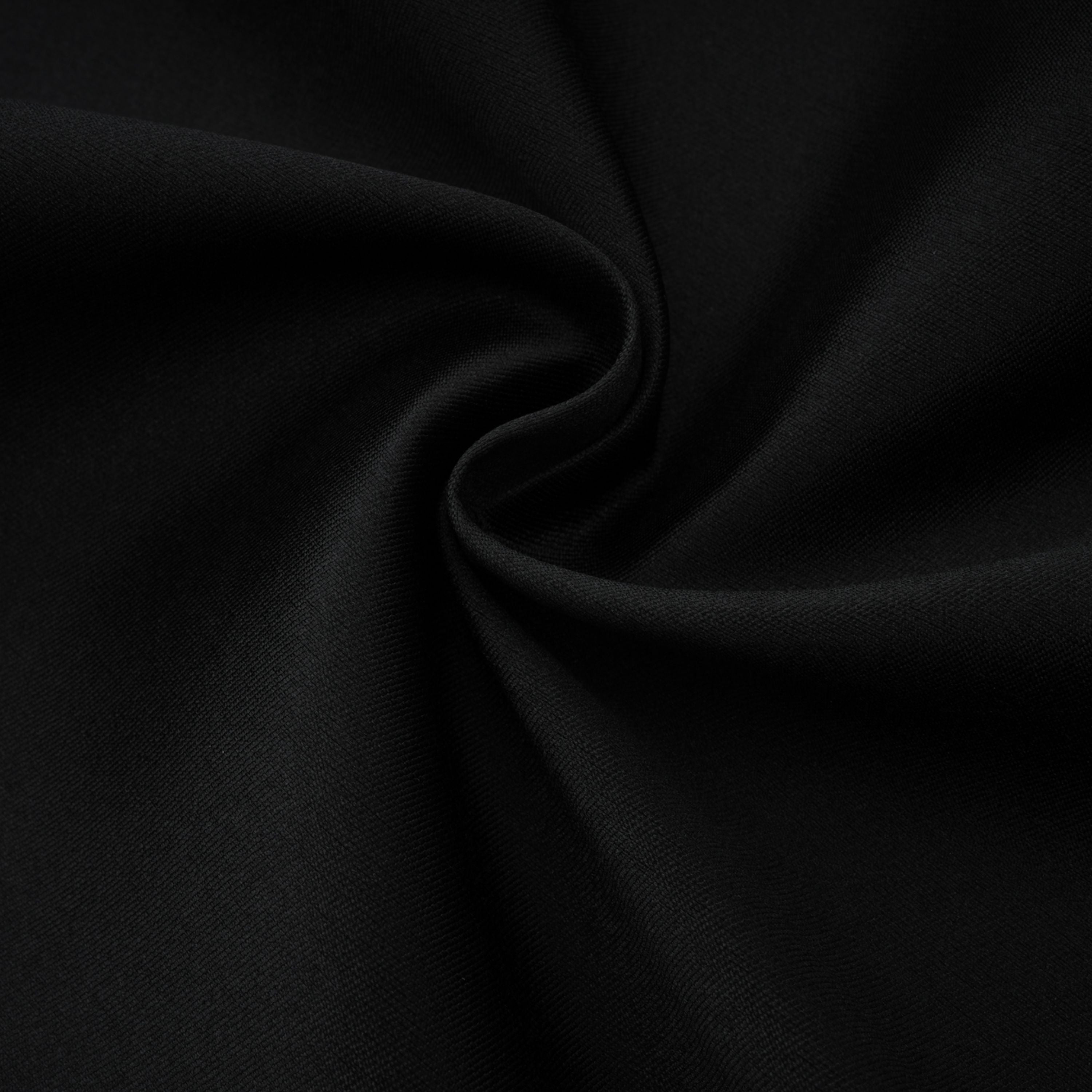 Ainara Black Off Shoulder Polished Midi Dress