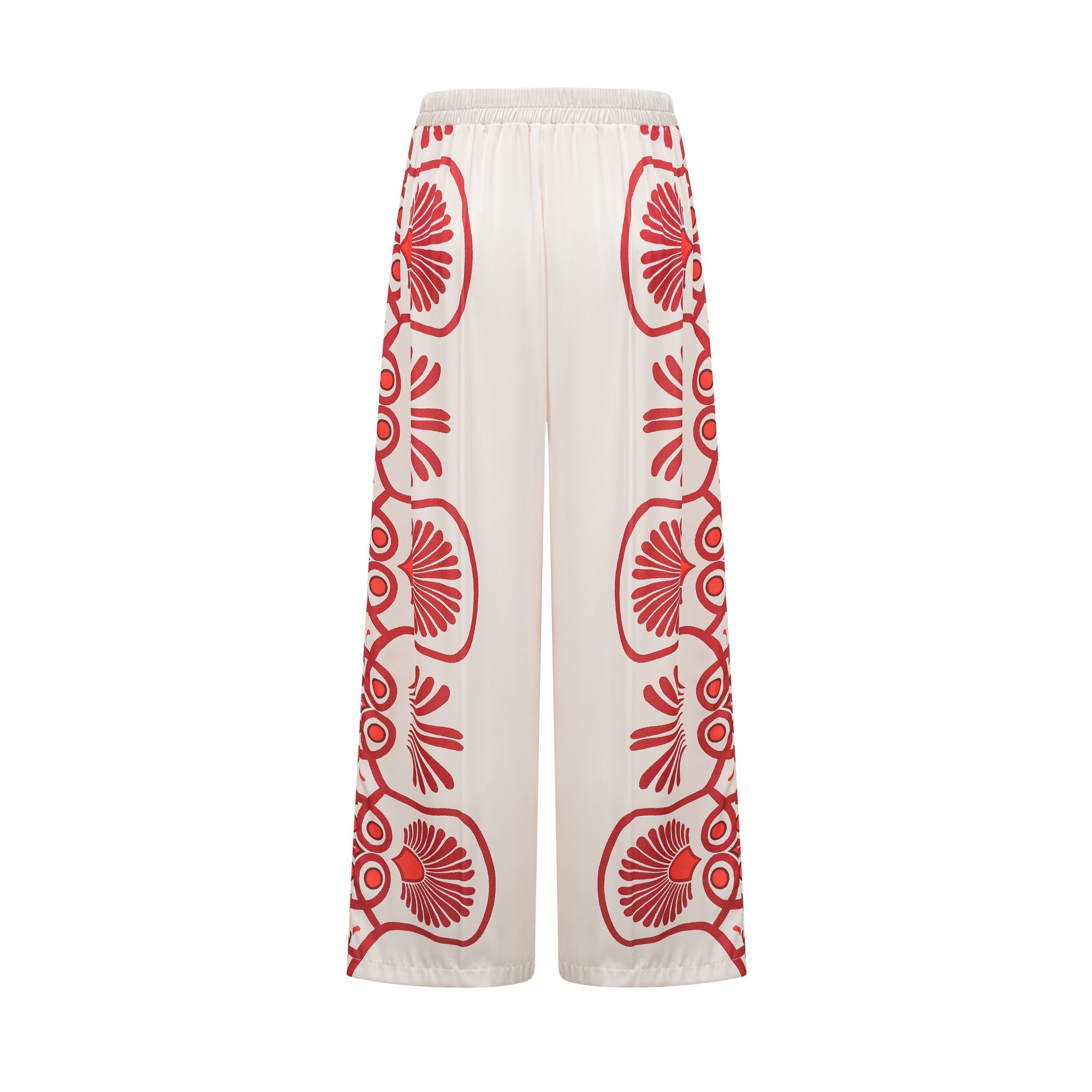 Amaranta graphic-print shirt & trousers matching set