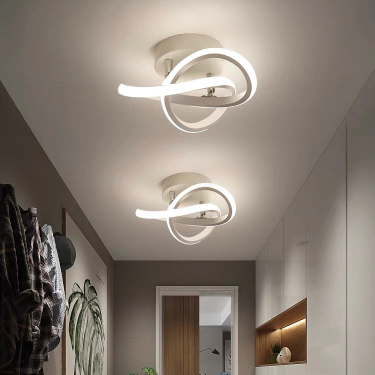 Ceiling Lights | Abstract Swirl LED Fixture