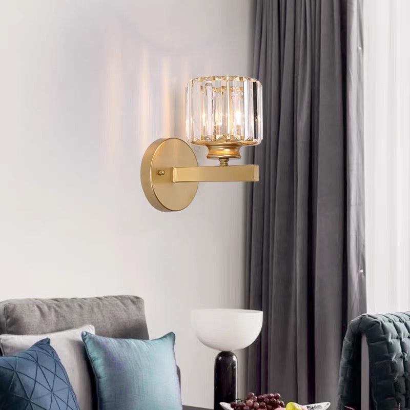 Wall Light | Textured Glass Fixture