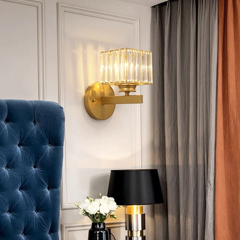 Wall Light | Textured Glass Fixture
