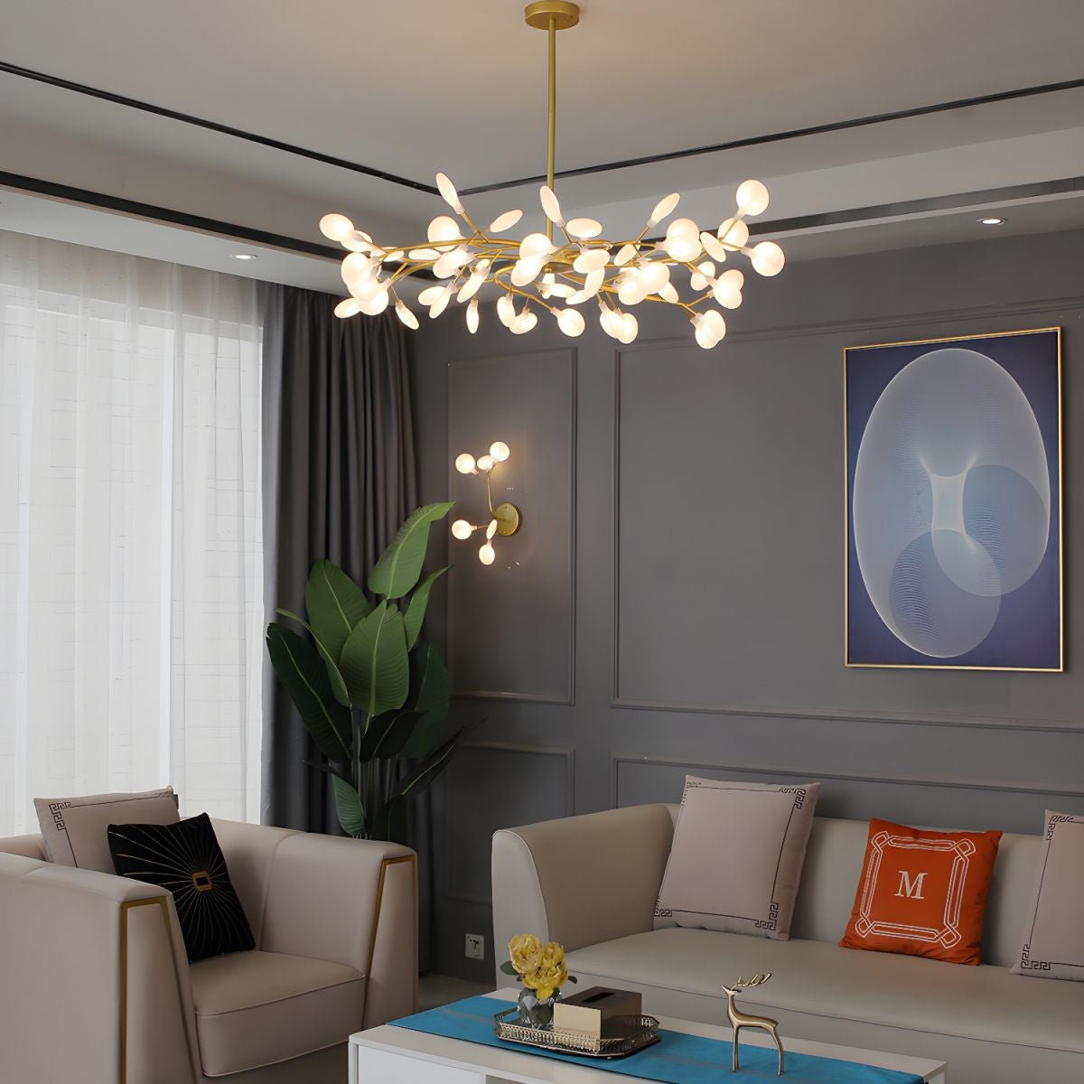 Chandelier Light | 30 to 63 Heads